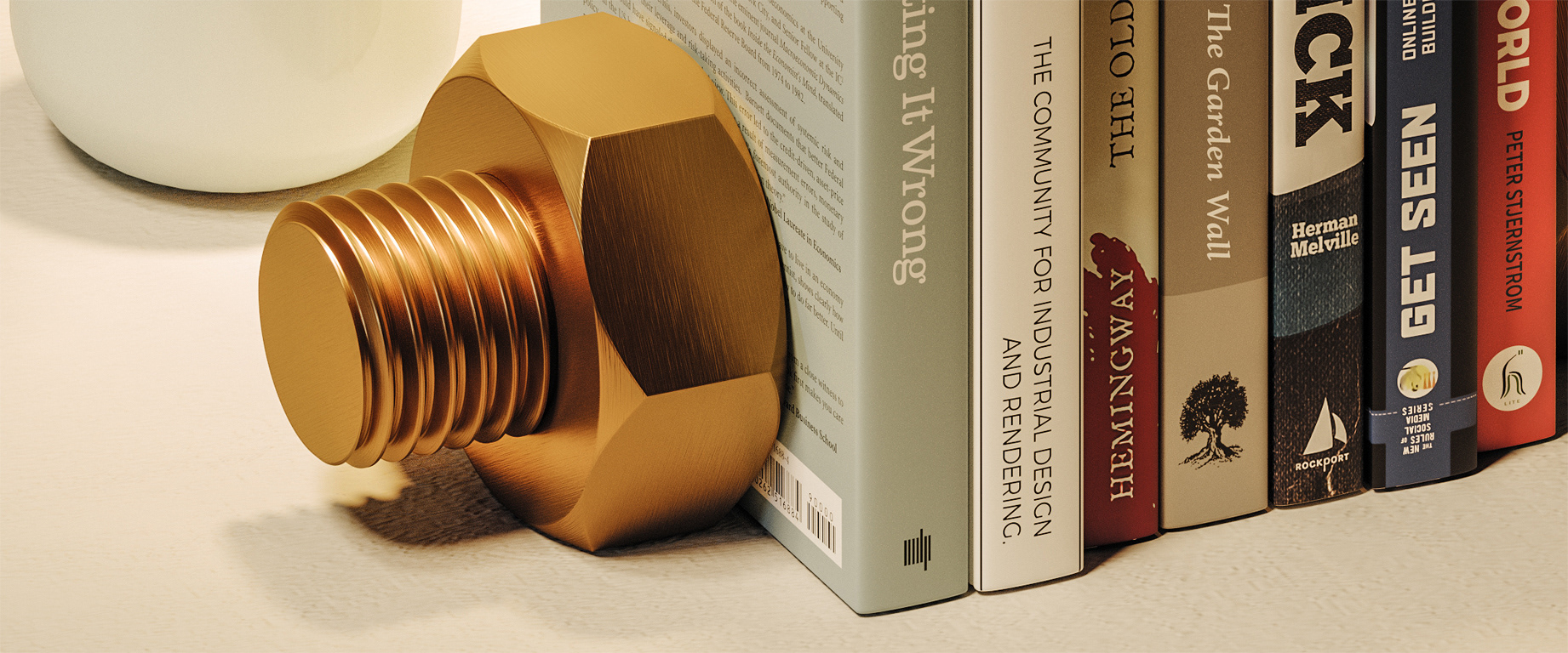 3d，cgi，Digital art，bookshelf，