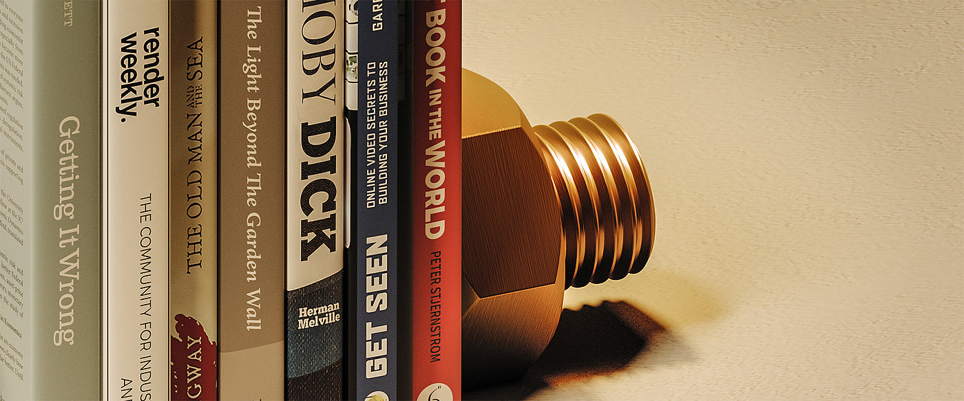 3d，cgi，Digital art，bookshelf，