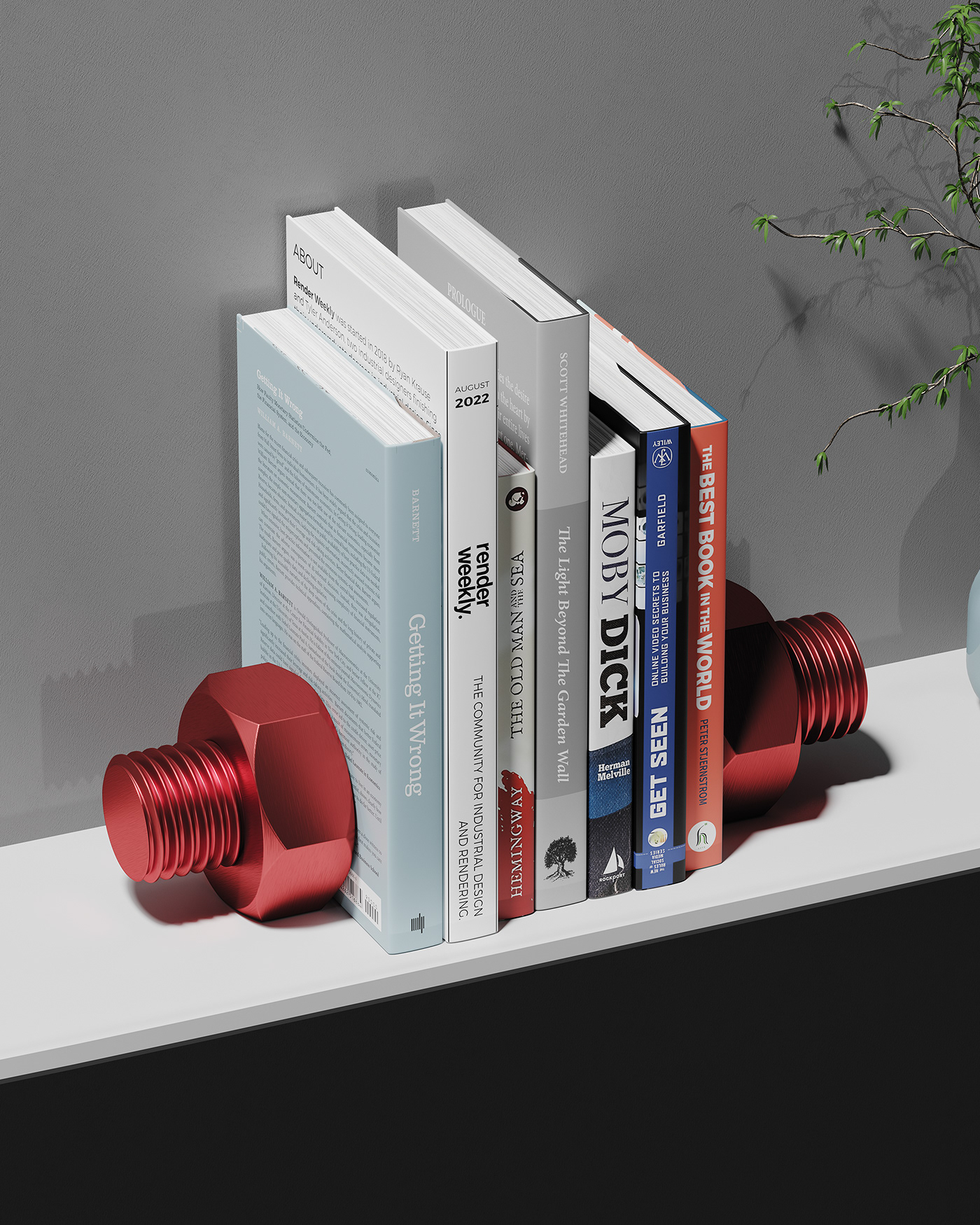 3d，cgi，Digital art，bookshelf，