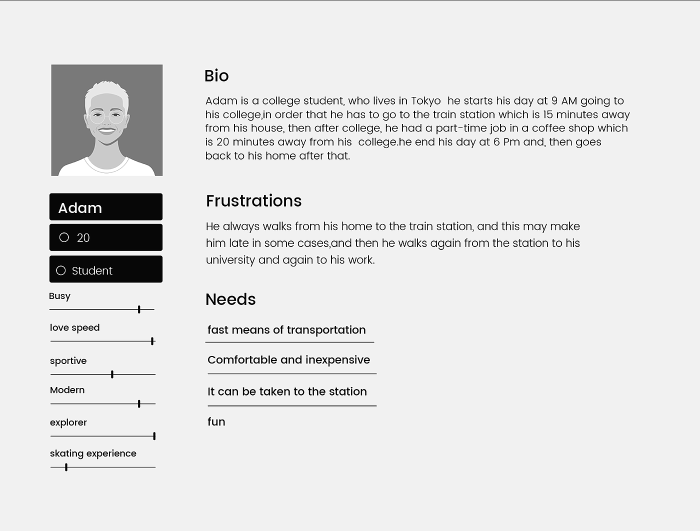 Skate，product design，Intelligent motion，
