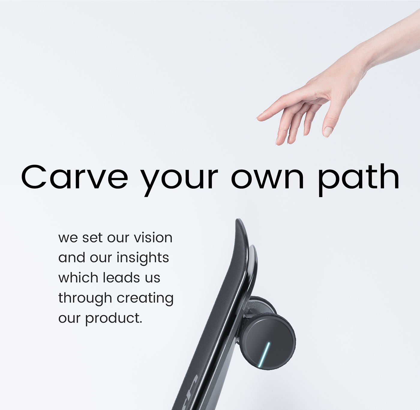 Skate，product design，Intelligent motion，