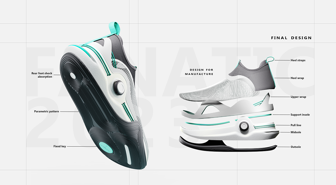 industrial design，Shoe and boot design，product design，vehicle，rendering，concept，outdoor sport，Basketball shoes，