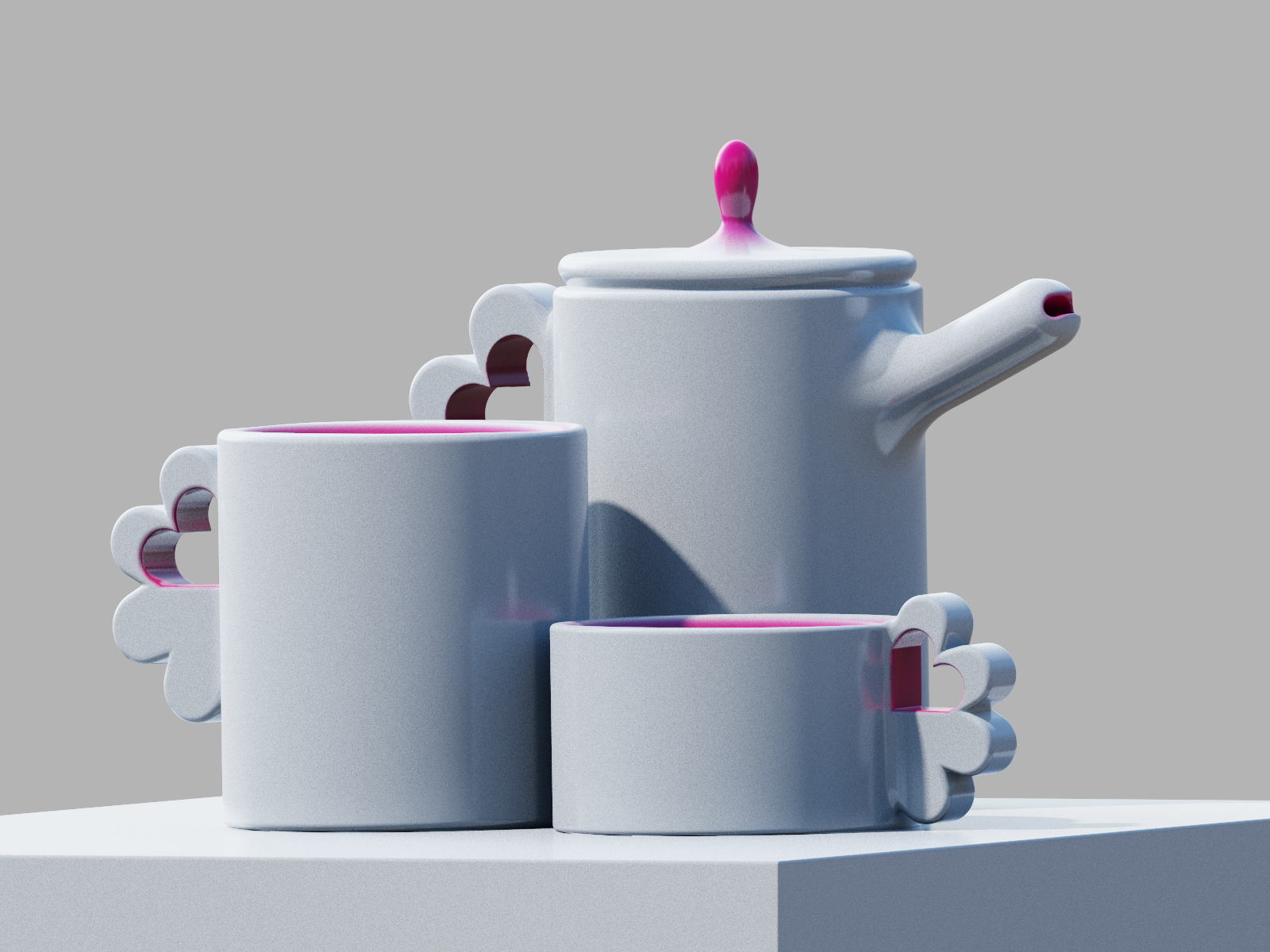 Mug，Design，modeling，tea set，teacup，Water cup，