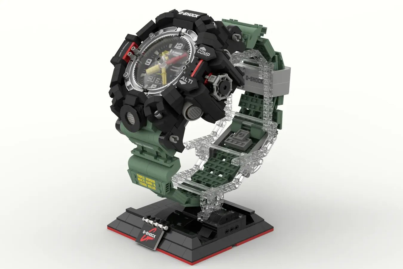 Lego，Wristwatch，product design，Wrist watch，G-Shock，