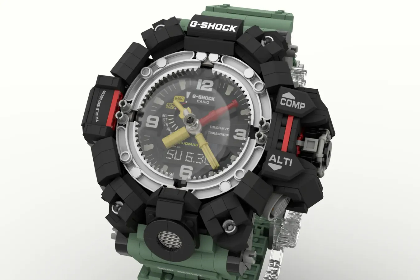 Lego，Wristwatch，product design，Wrist watch，G-Shock，