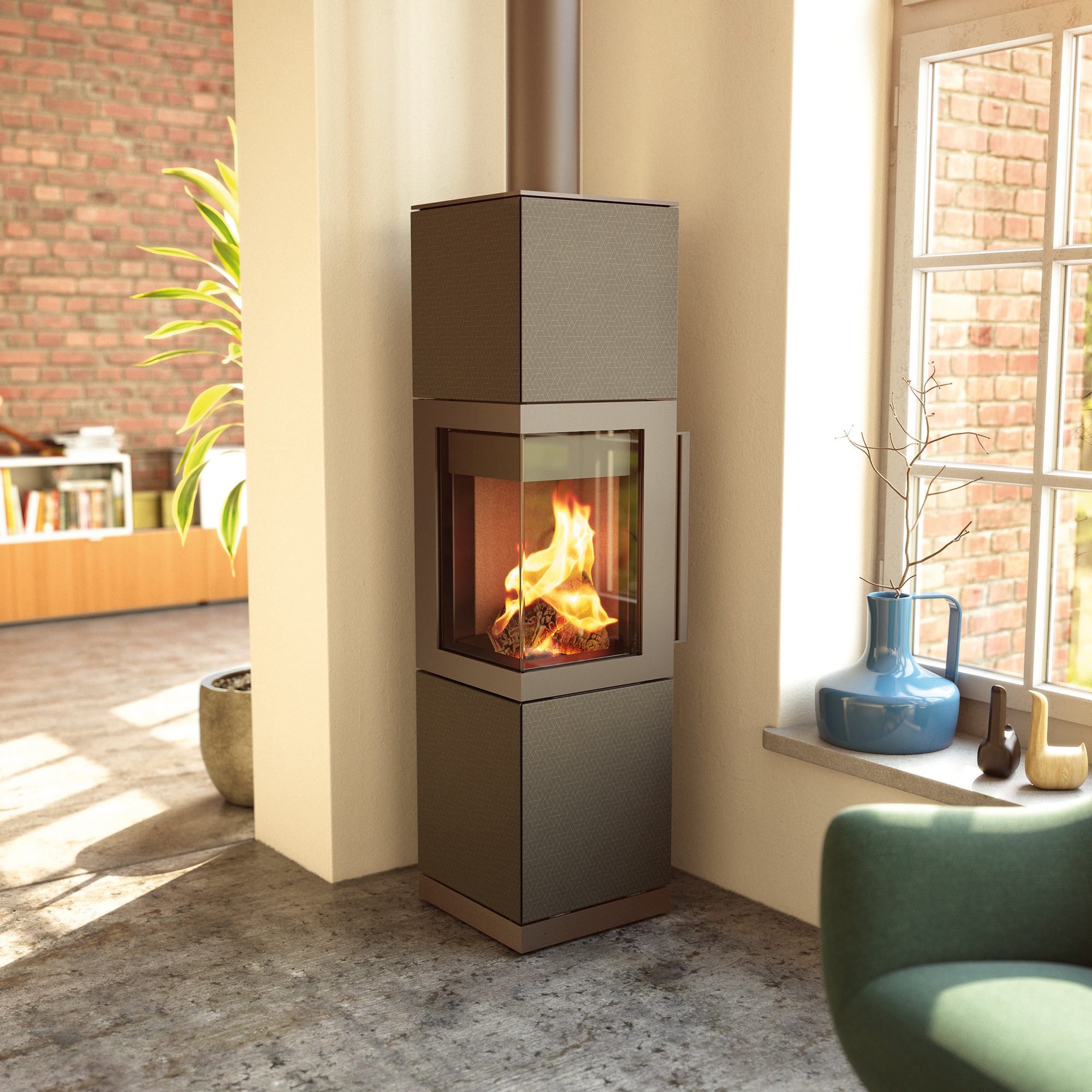 2022 Red Dot Product Design Award，LHASA iQ，fireplace，