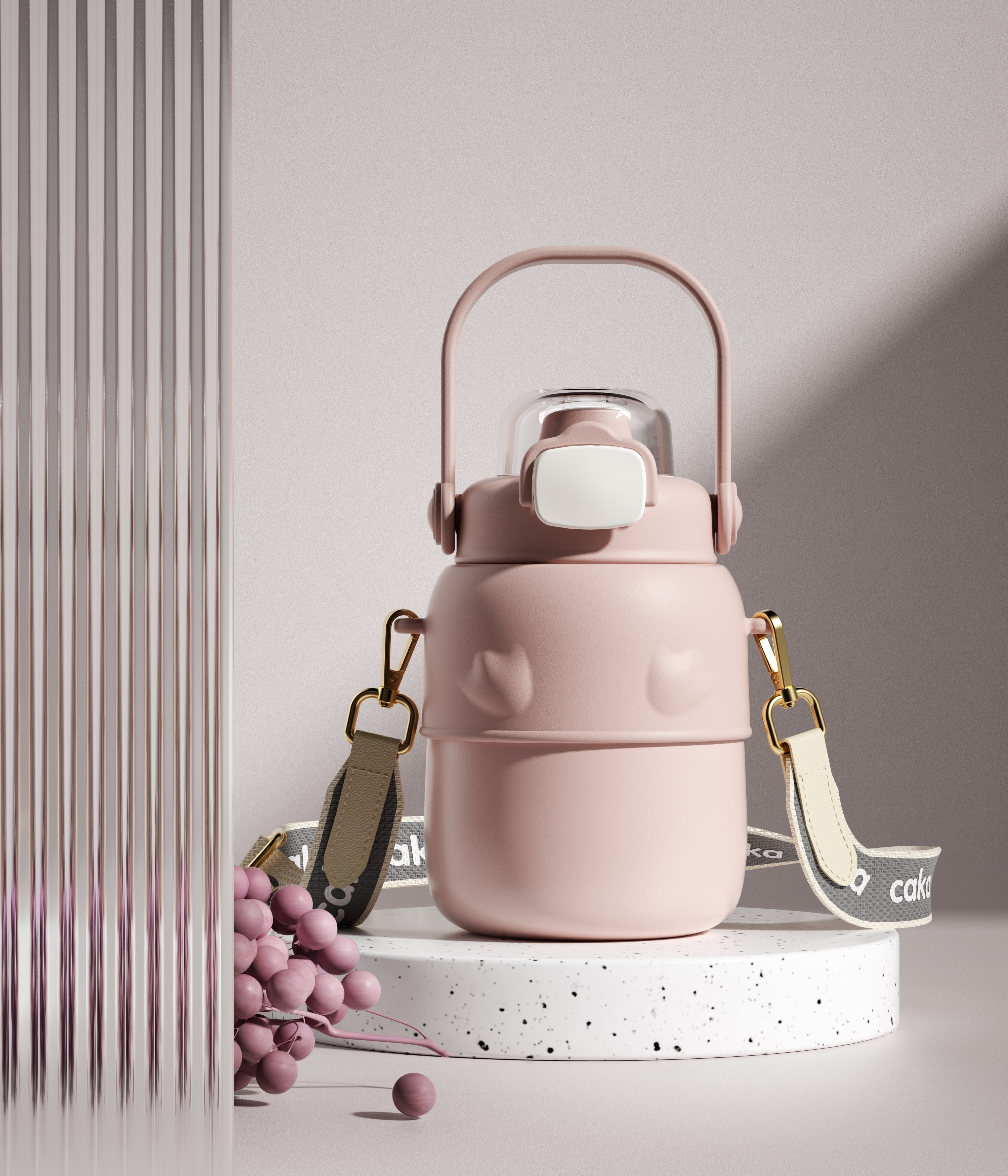 vacuum cup，Big belly cup，glass，Duckling，fashion，