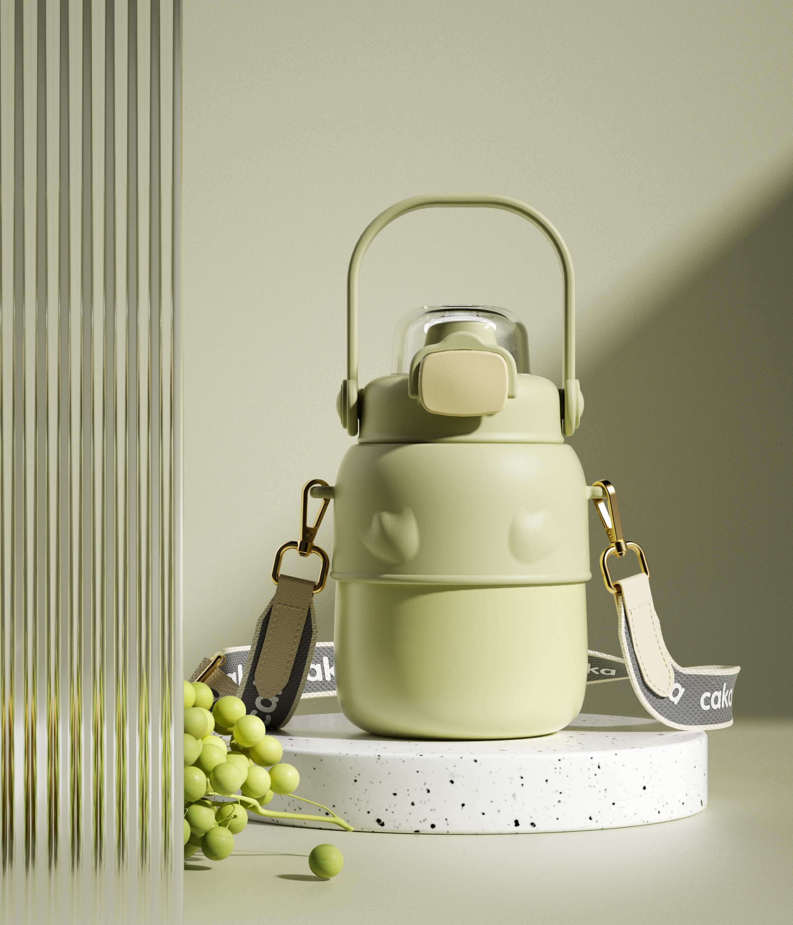 vacuum cup，Big belly cup，glass，Duckling，fashion，