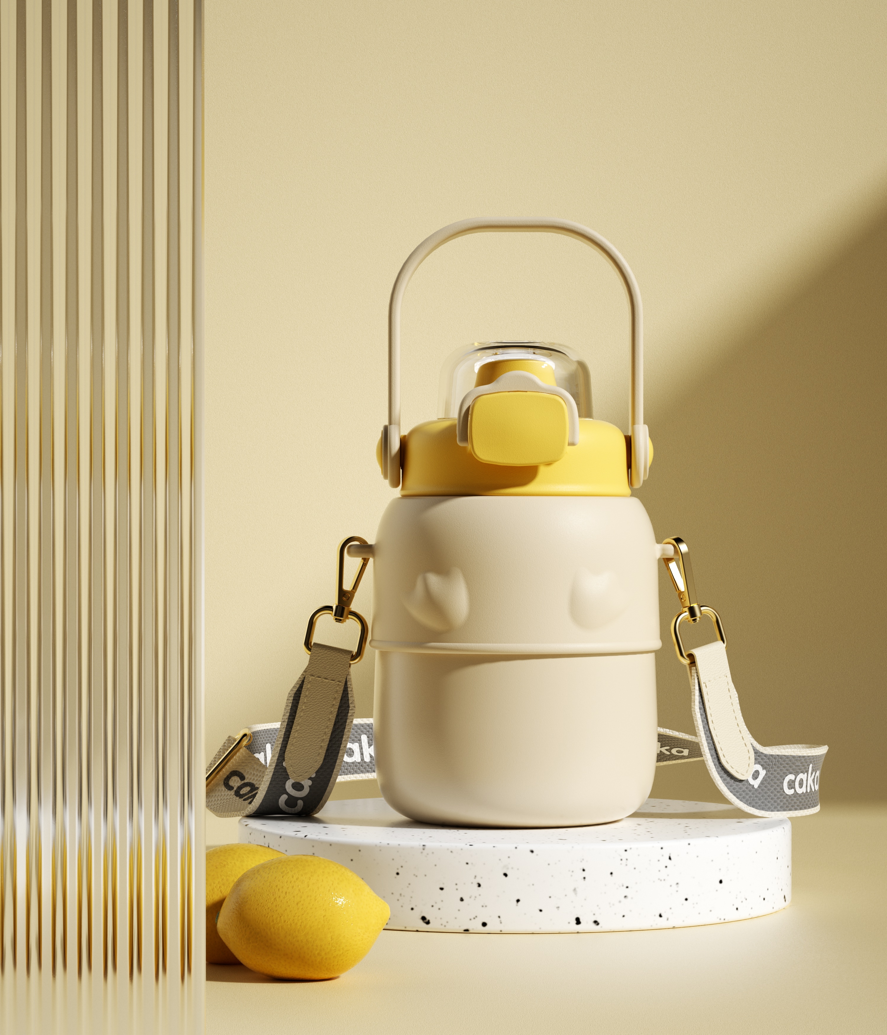 vacuum cup，Big belly cup，glass，Duckling，fashion，