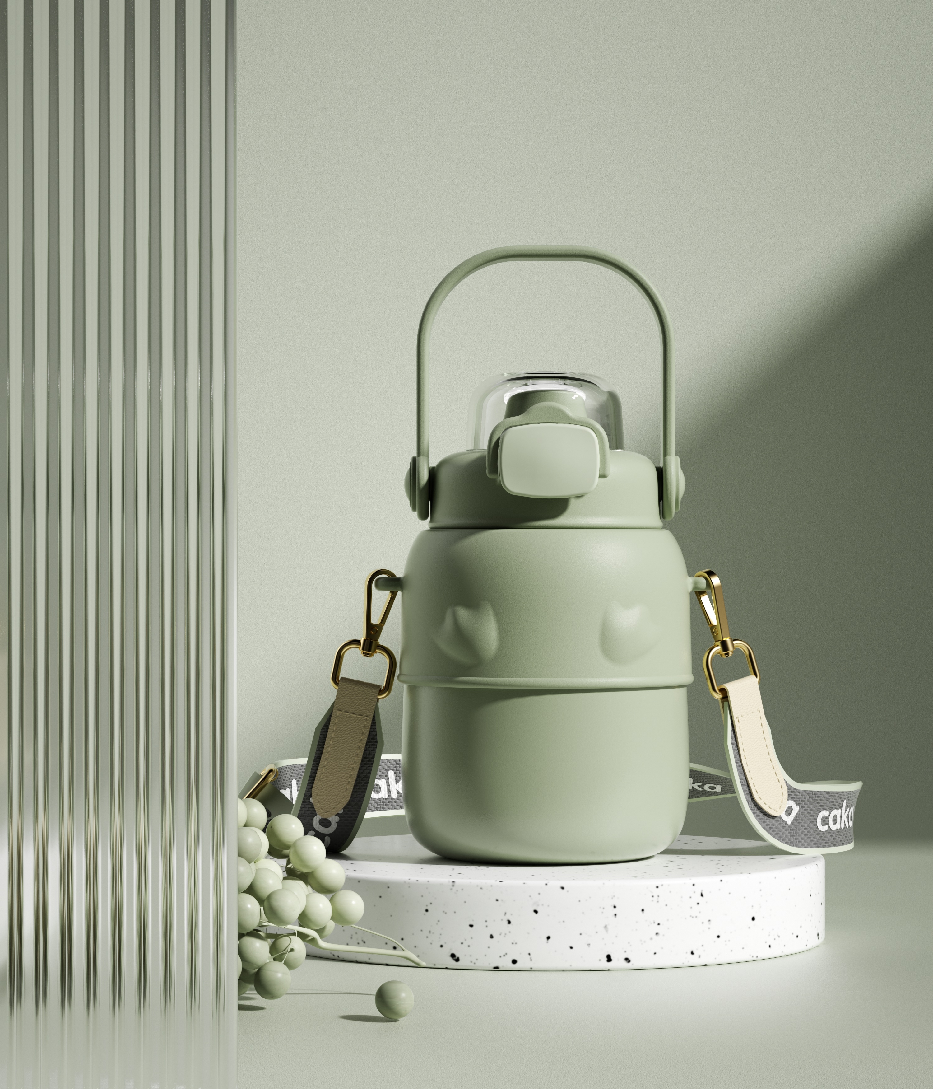 vacuum cup，Big belly cup，glass，Duckling，fashion，