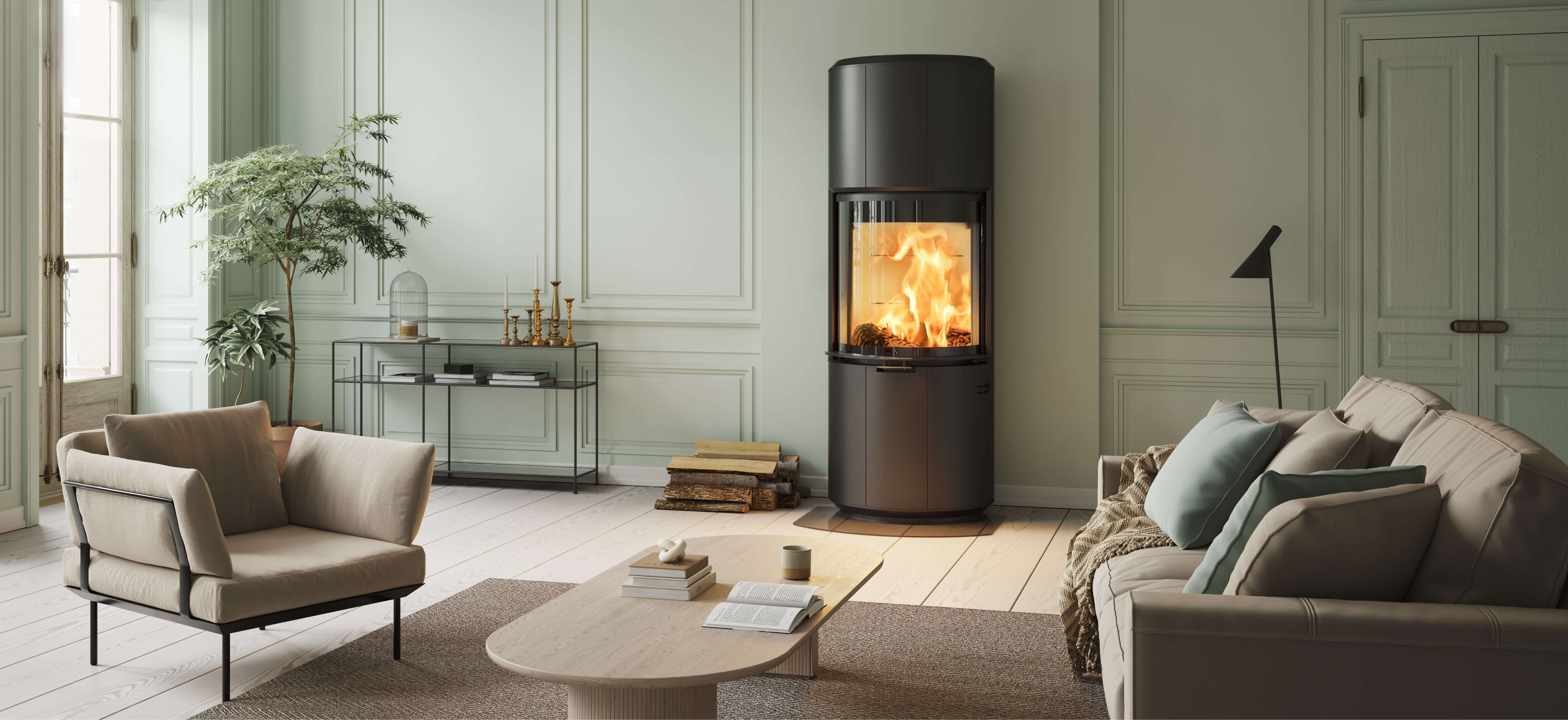 2022 Red Dot Product Design Award，Scan 87，fireplace，