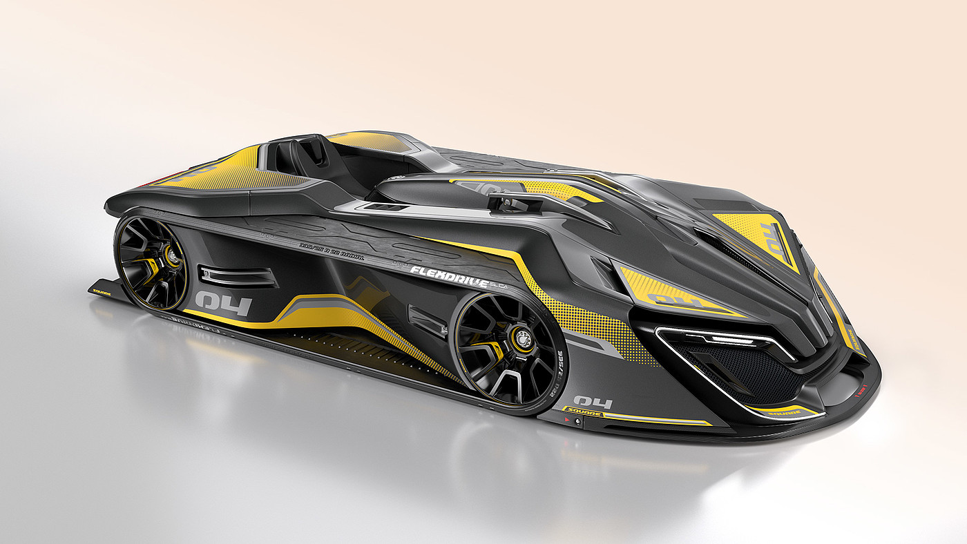 racing，3d，automobile，Automobile design，vehicle，Render，conceptual design，