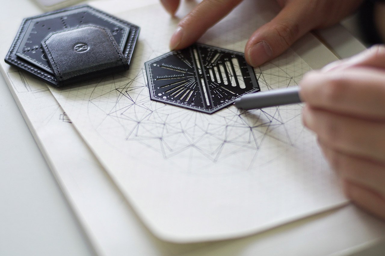 ruler，hexagon，product design，Stationery，Design，design，