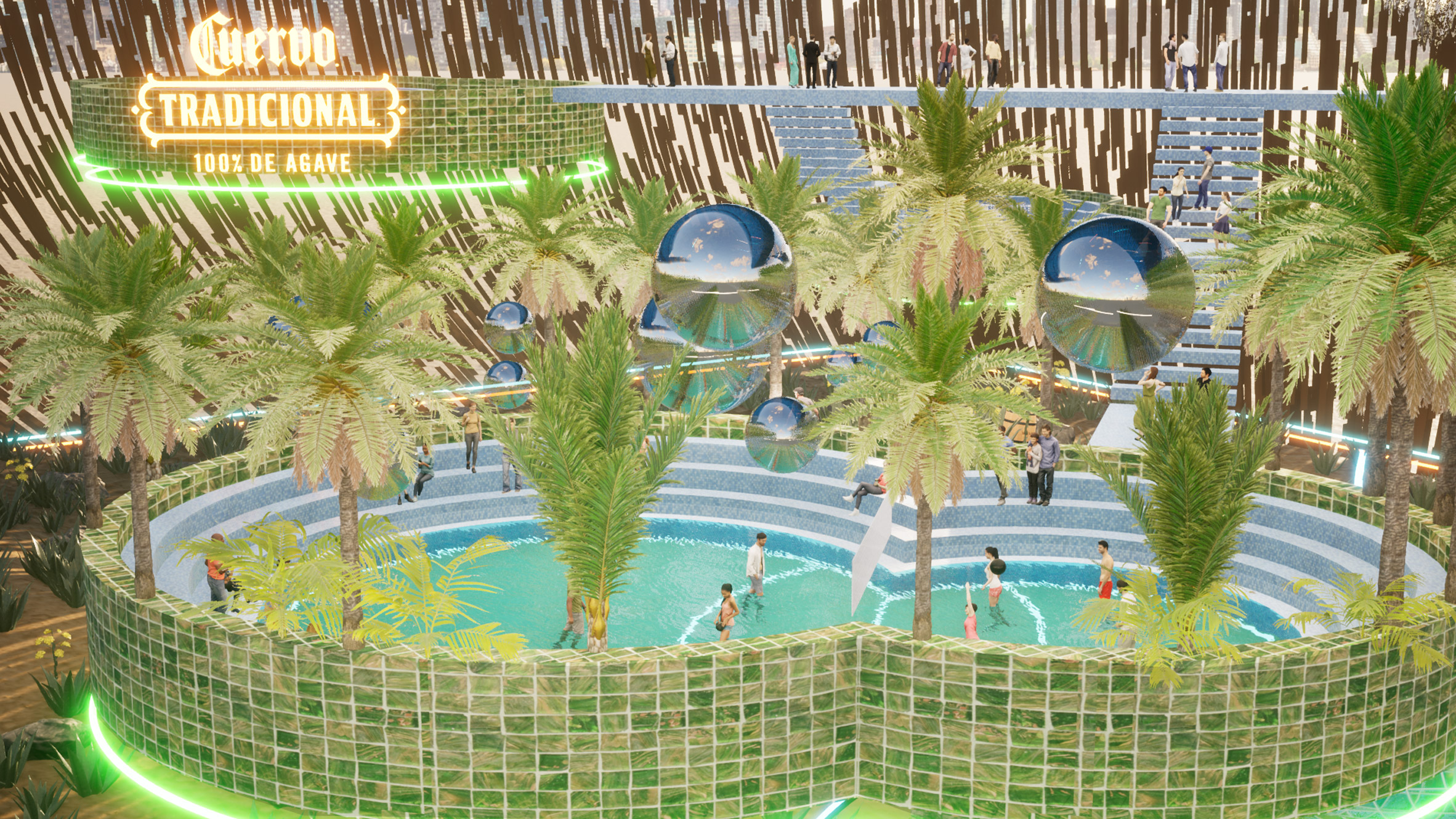 Winery，agave，interaction，Experience Center，Design，Model，