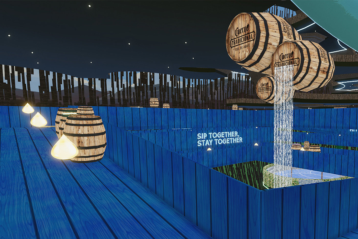 Winery，agave，interaction，Experience Center，Design，Model，