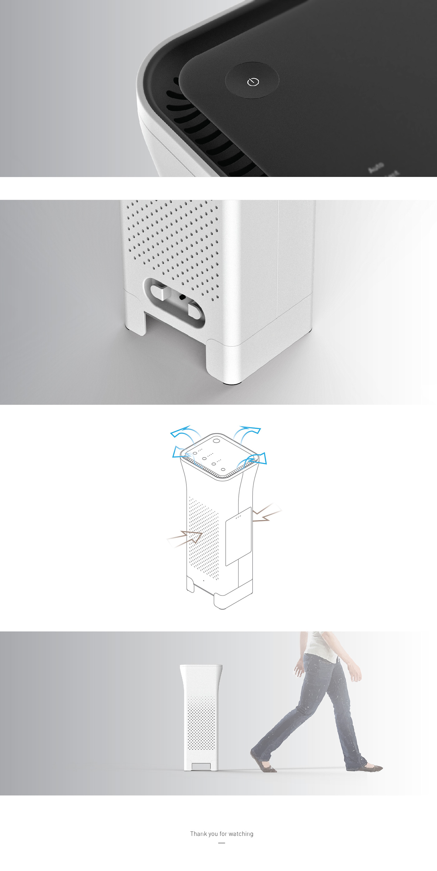 Reprint，household electrical appliances，air cleaner，Design，