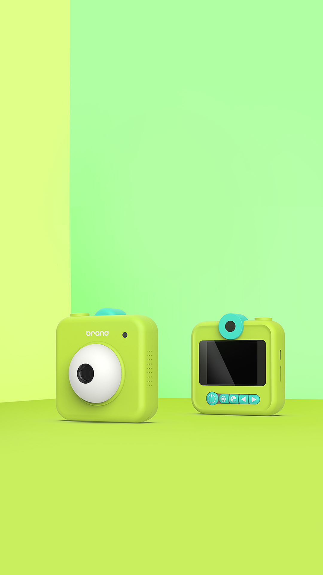 Children's camera，Toys，product design，Minions，IP，Render，camera，Children's products，