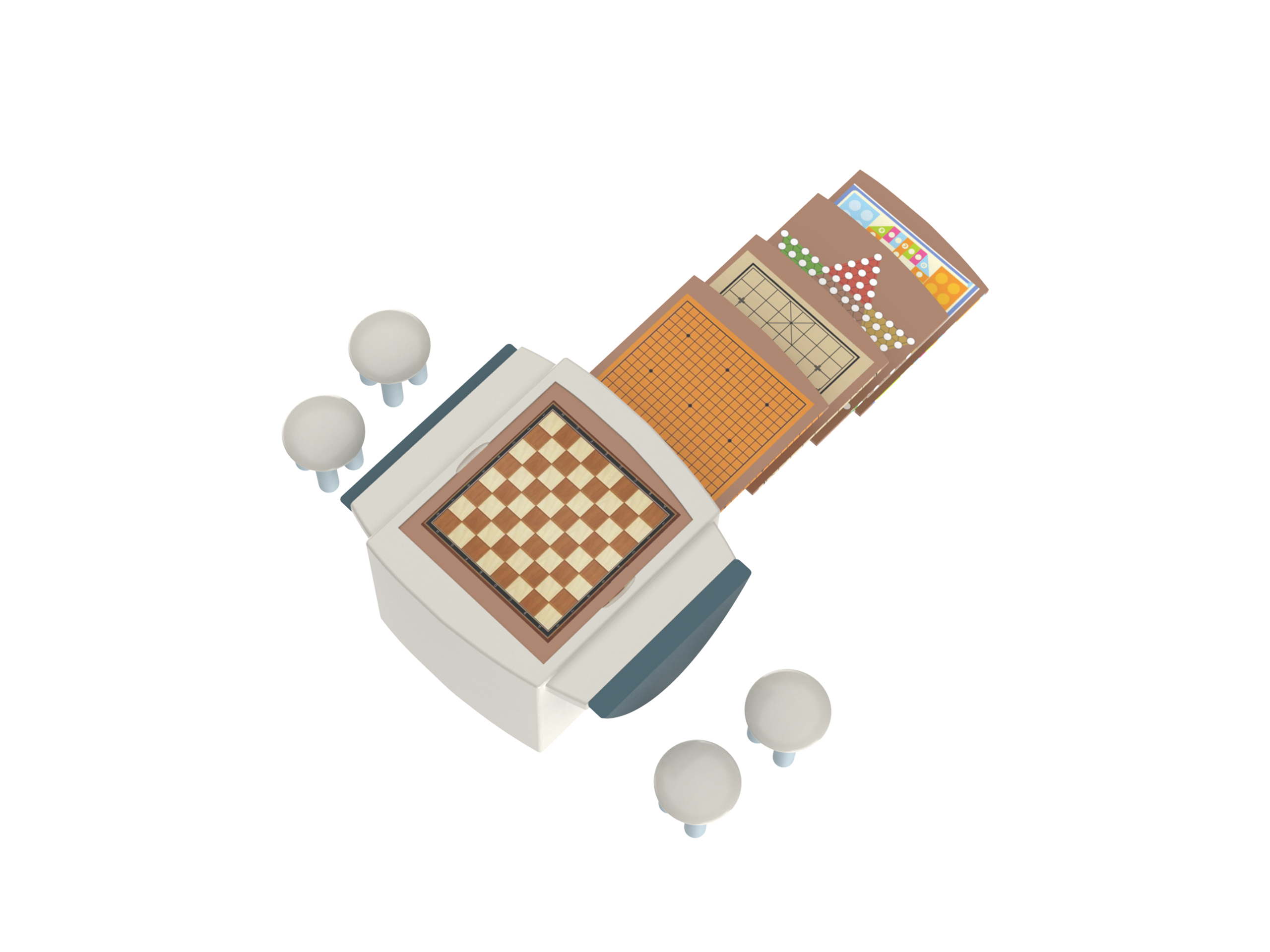 Table，game，checkerboard，modularization，children，Child health，Receive，