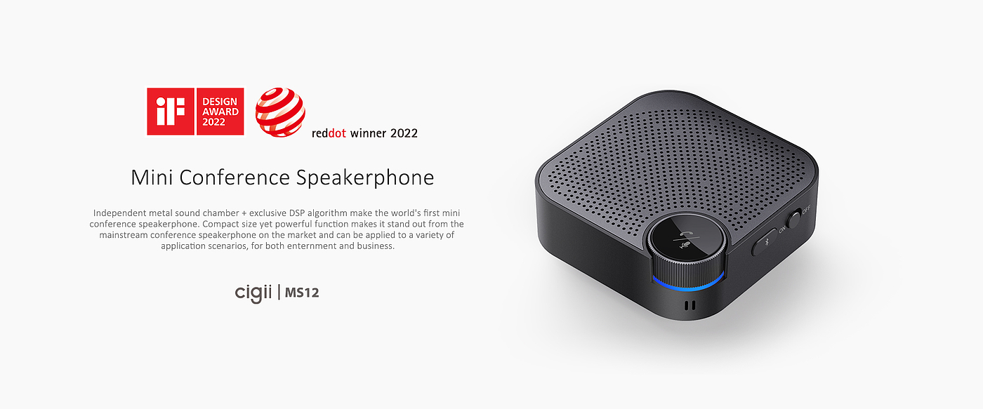 MS12，speaker，Digital，2022 Red Dot Product Design Award，