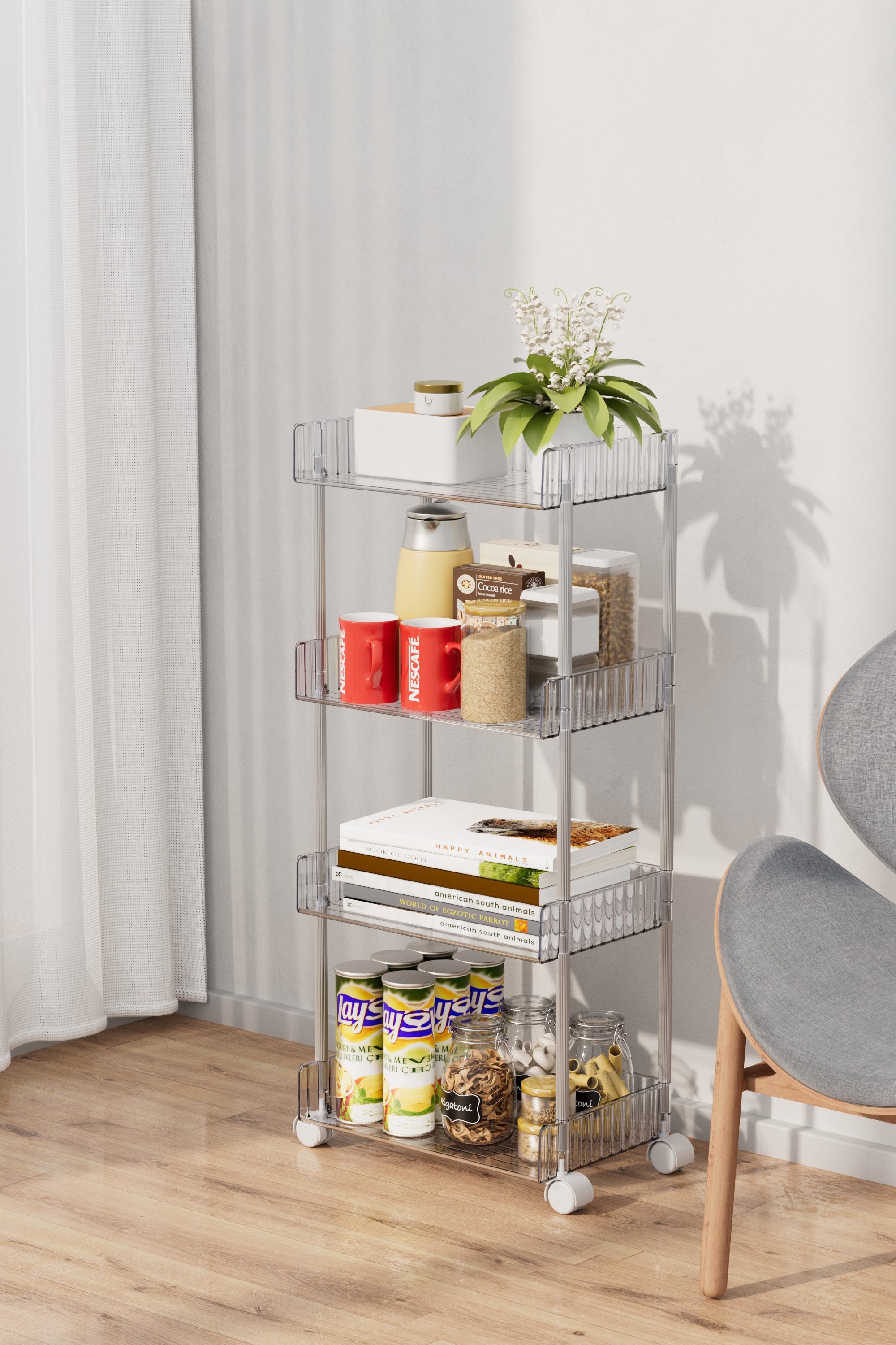 Storage rack，Render，Redshift，