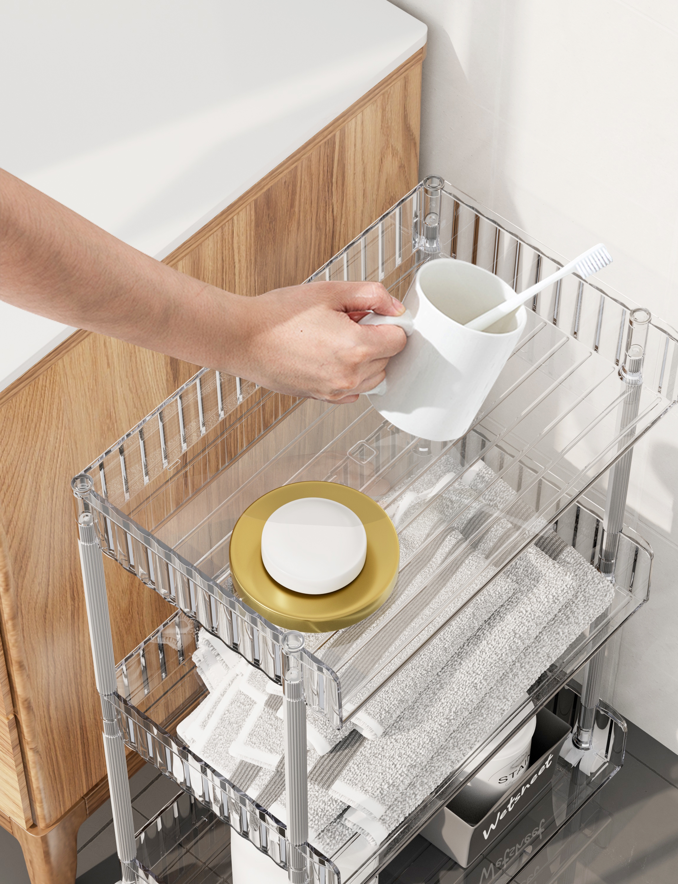 Storage rack，Render，Redshift，