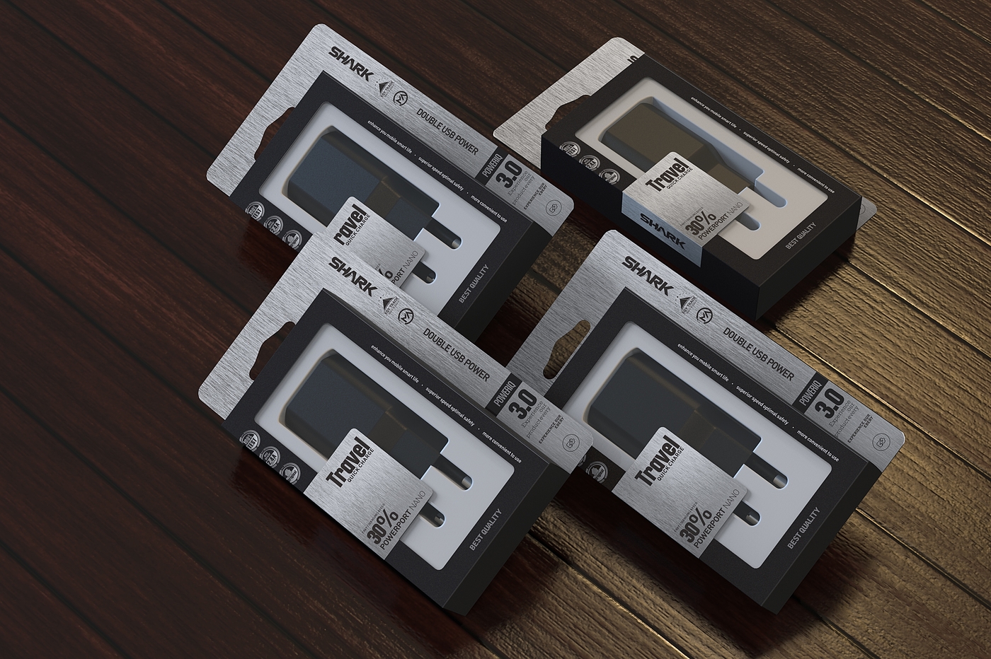 Charger packaging，3C digital，Power packaging，Travel charging，Home charge，Consumer electronics，Brand design，Fast charging，