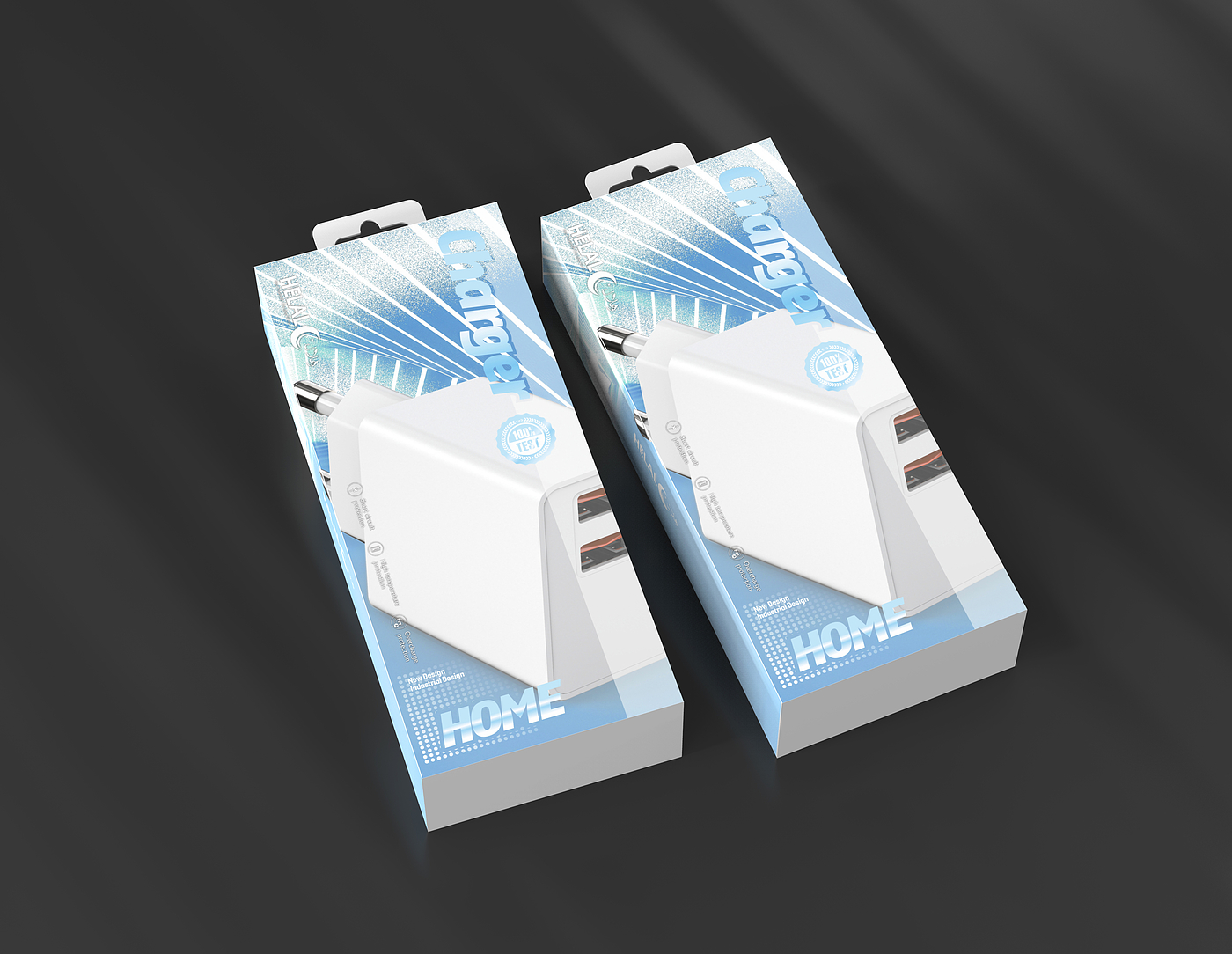 Charger packaging，3C digital，Power packaging，Travel charging，Home charge，Consumer electronics，Brand design，Fast charging，