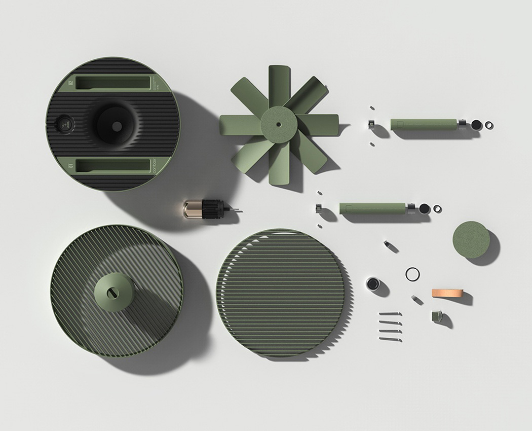 MUJI，electric fan，muji，modern stylish，