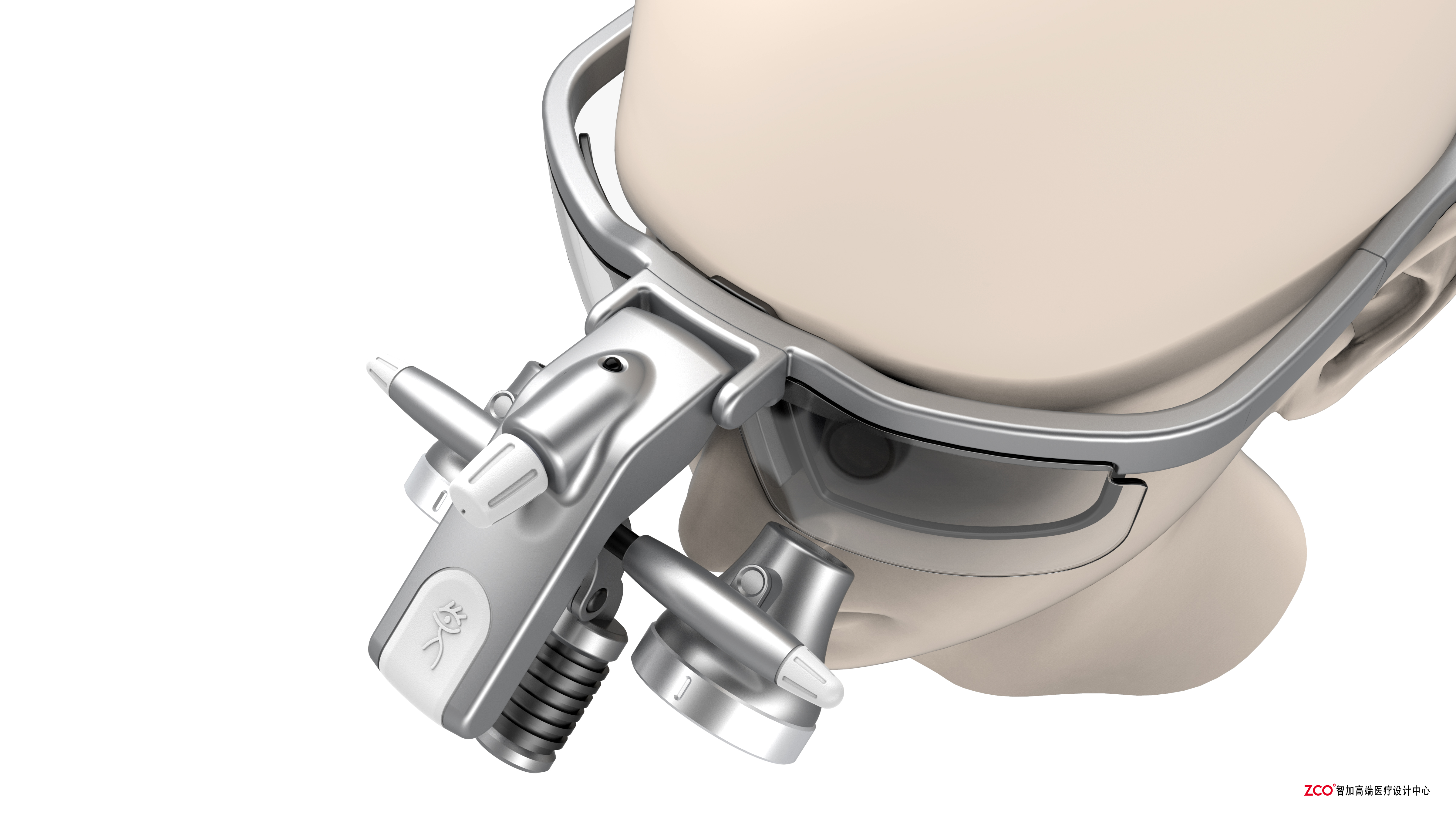 Zhijia design，medical care，apparatus，Headlights，magnifier，convenient，