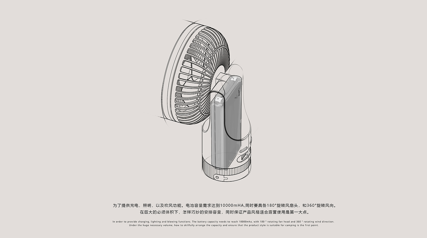 露营，小家电，风扇，野营，户外，