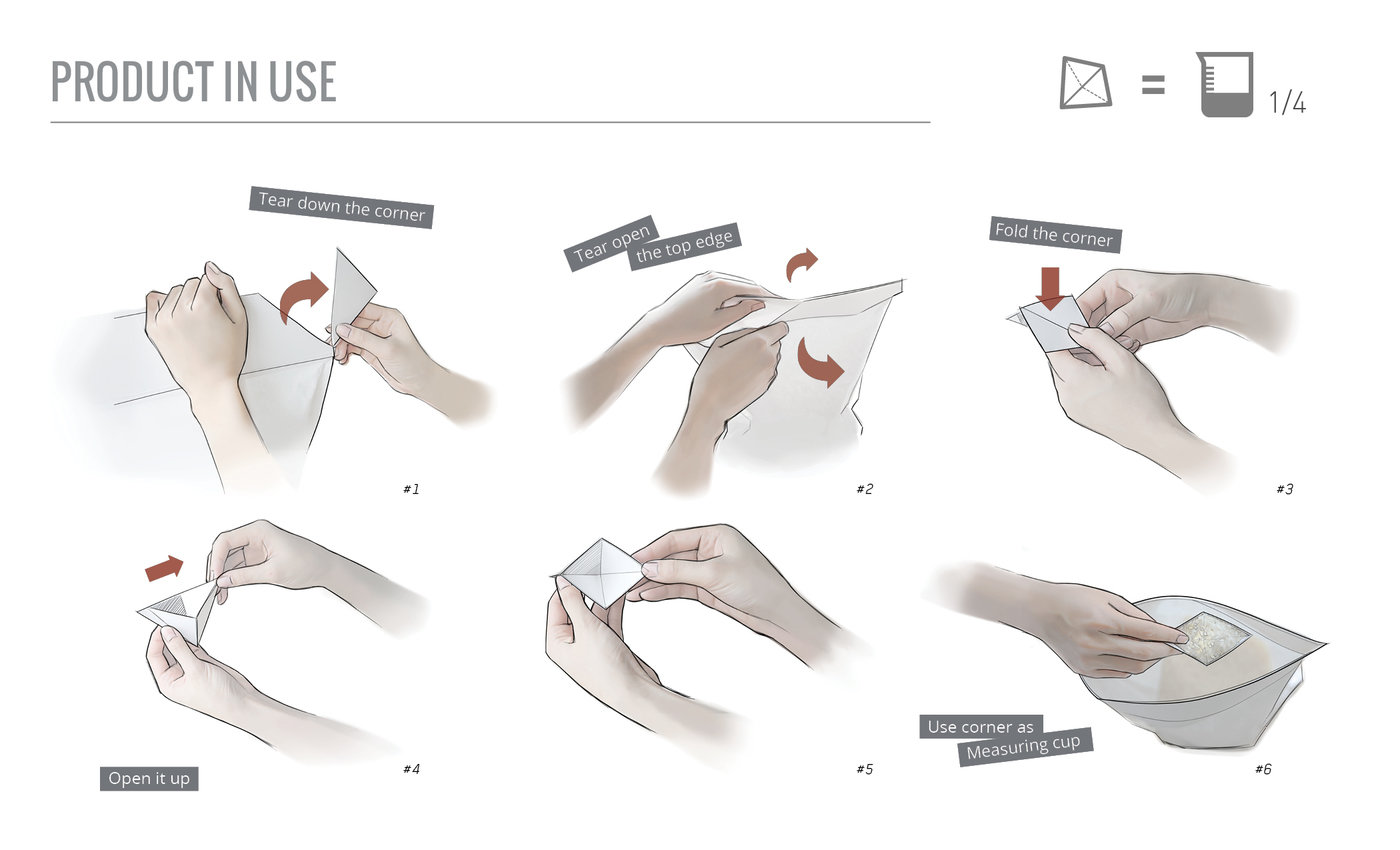 muji，MUJI，Rice bag，paper，