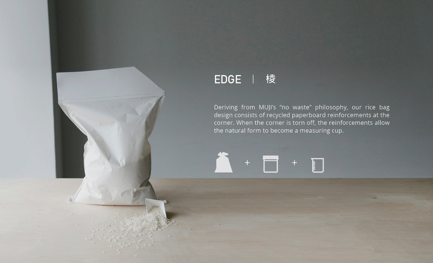 muji，MUJI，Rice bag，paper，