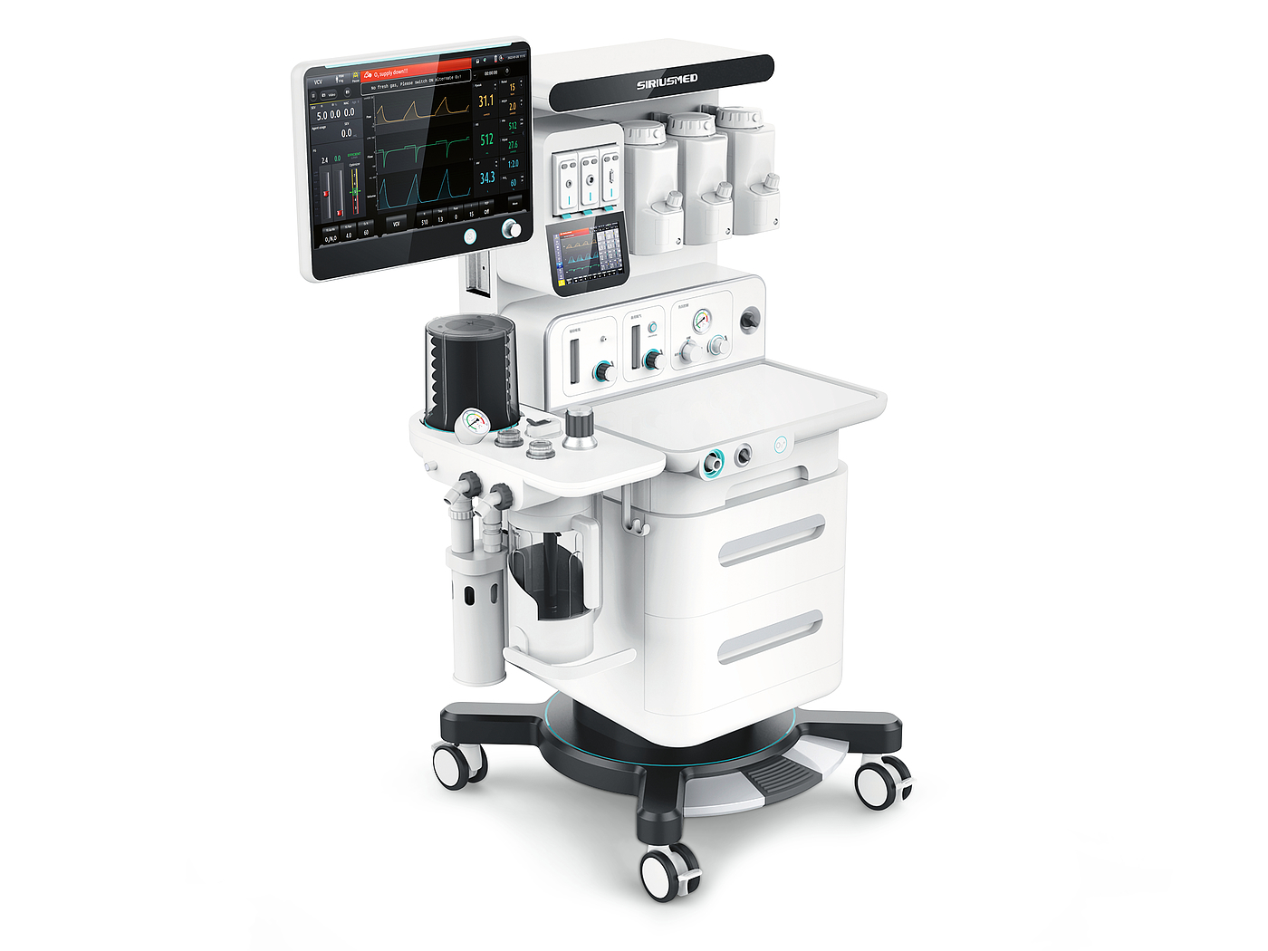 X66 Anesthesia，medical apparatus and instruments，Anesthesia system，2022 Red Dot Product Design Award，