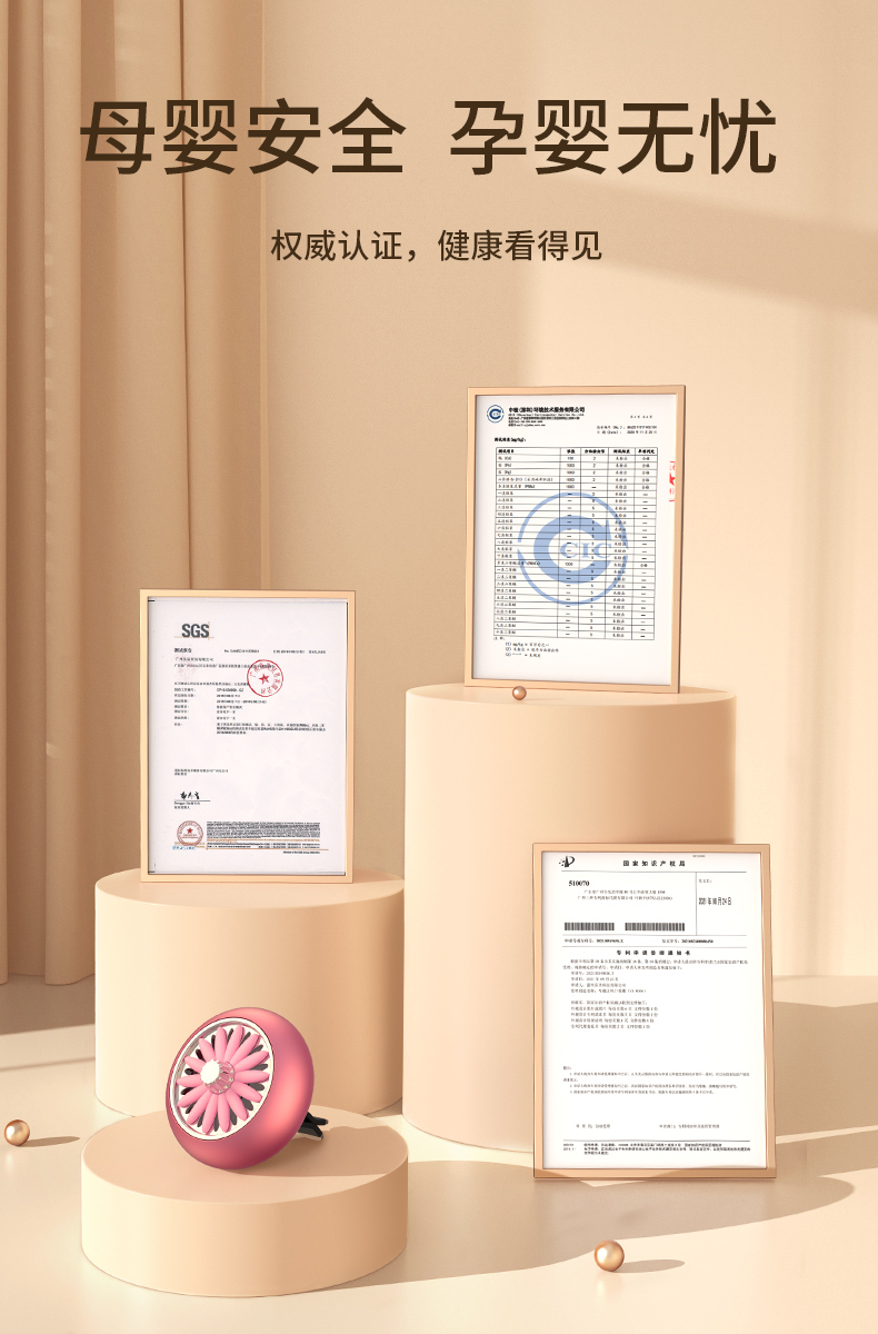 Ms. Meidi car accessories, Daisy air outlet fragrance.，