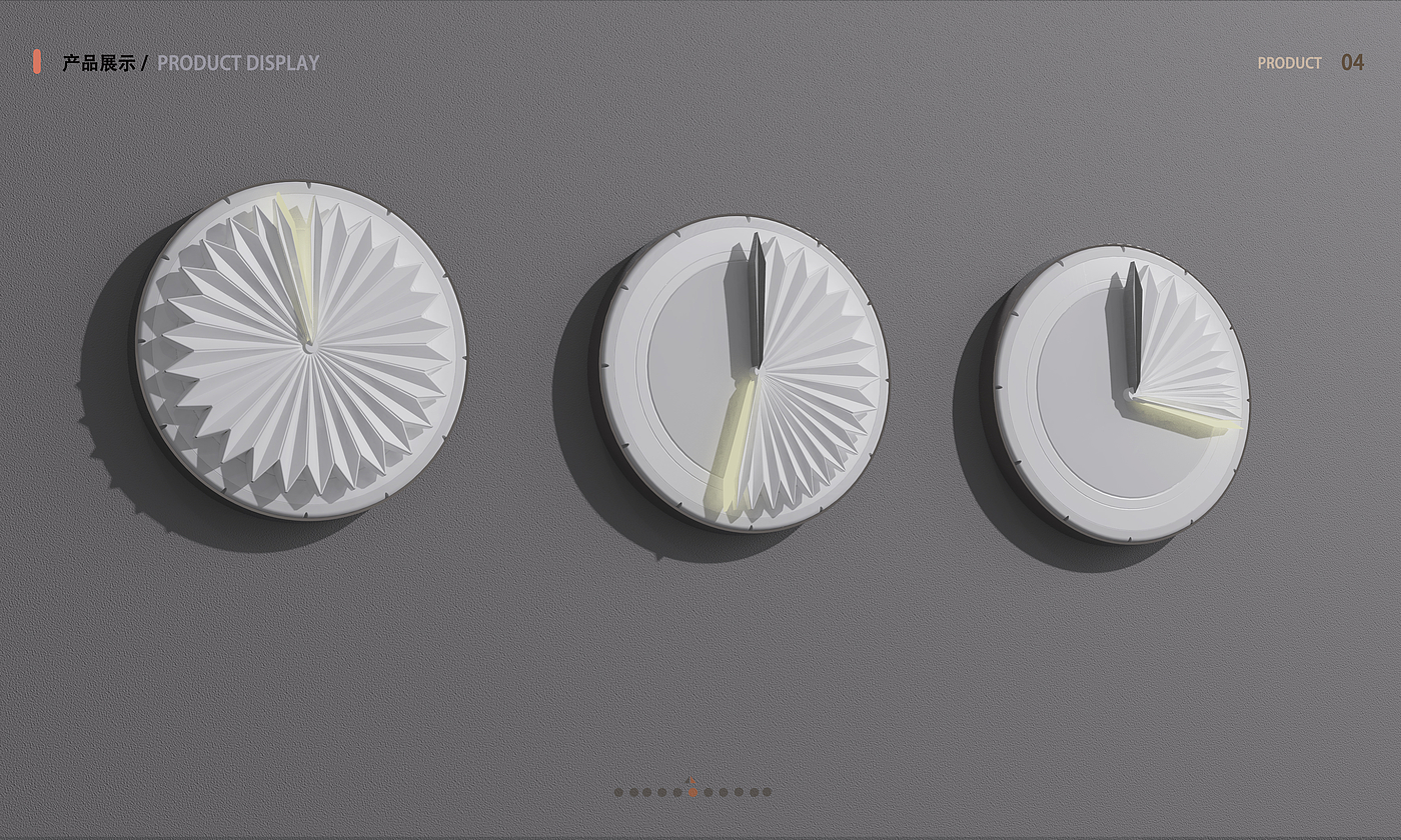 Clock，lamp，