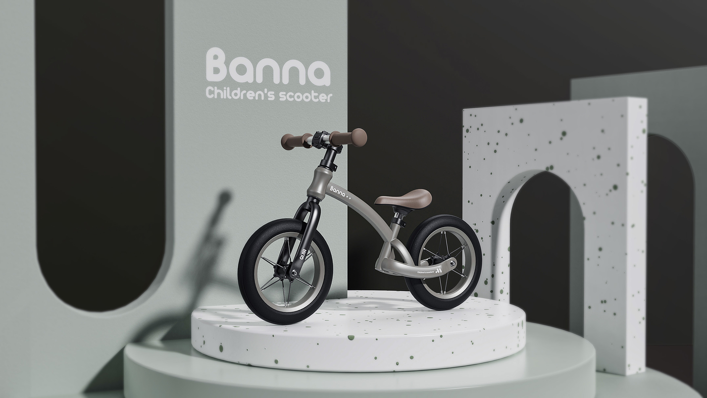 Scooter，children，product design，