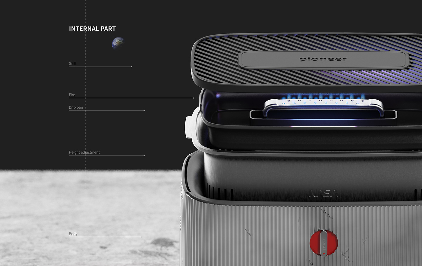 barbecue，camping，nasa，Electric oven，Pioneer，