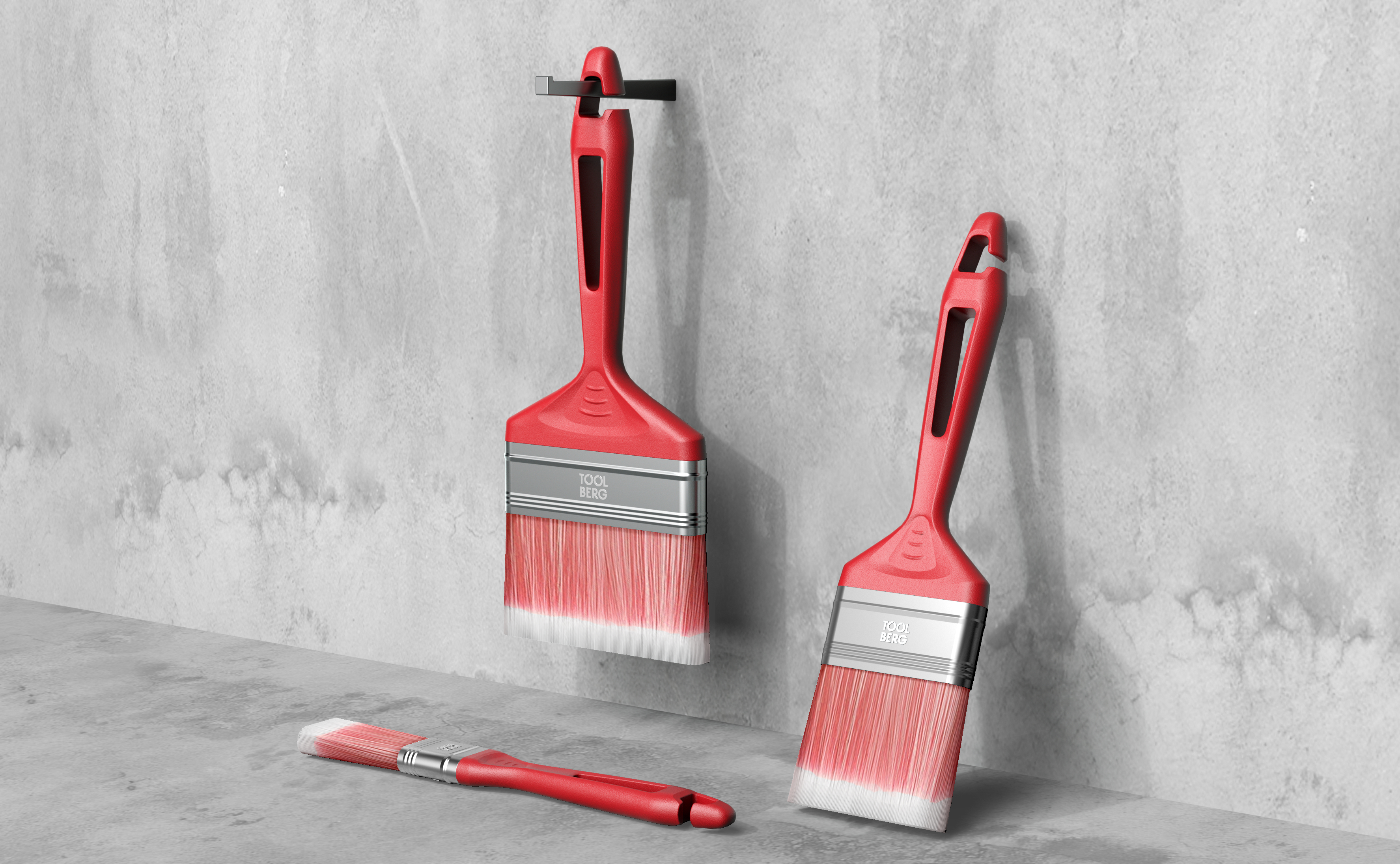 Grey design，Paint brush，Tool design，