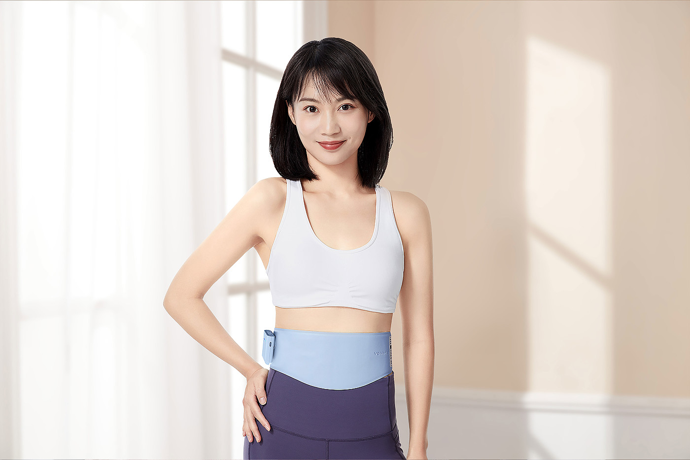 Yeelane，lumbar lumbar massager，EMS pulse massager，Hot belt massage，belt，Belt，Warm palace belt，Belt massage，