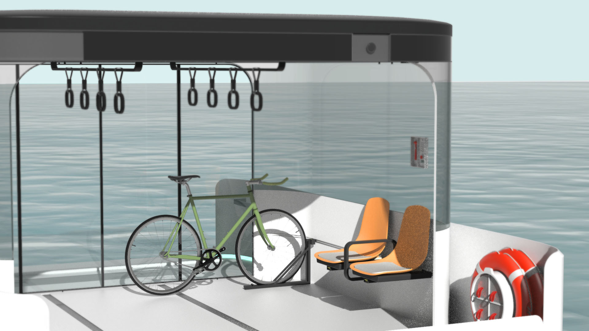 bus，a ship，Bicycle，vehicle，Concept Car，Amsterdam，yacht，transport，