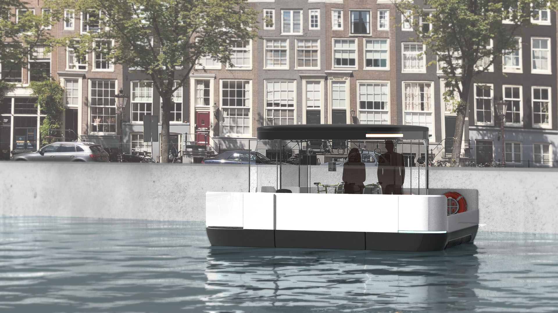 bus，a ship，Bicycle，vehicle，Concept Car，Amsterdam，yacht，transport，