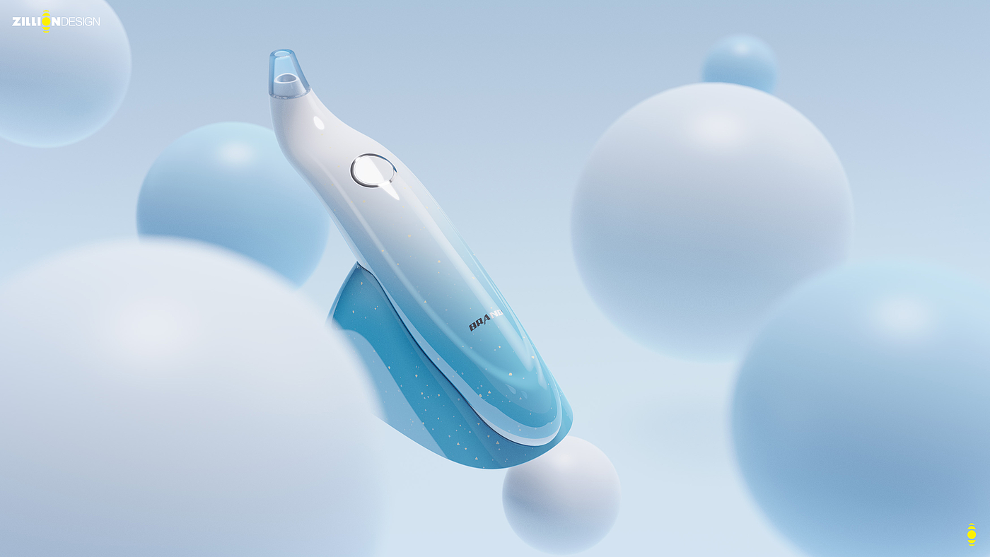 cosmetic instrument，Blackhead instrument，Blackhead rendering，
