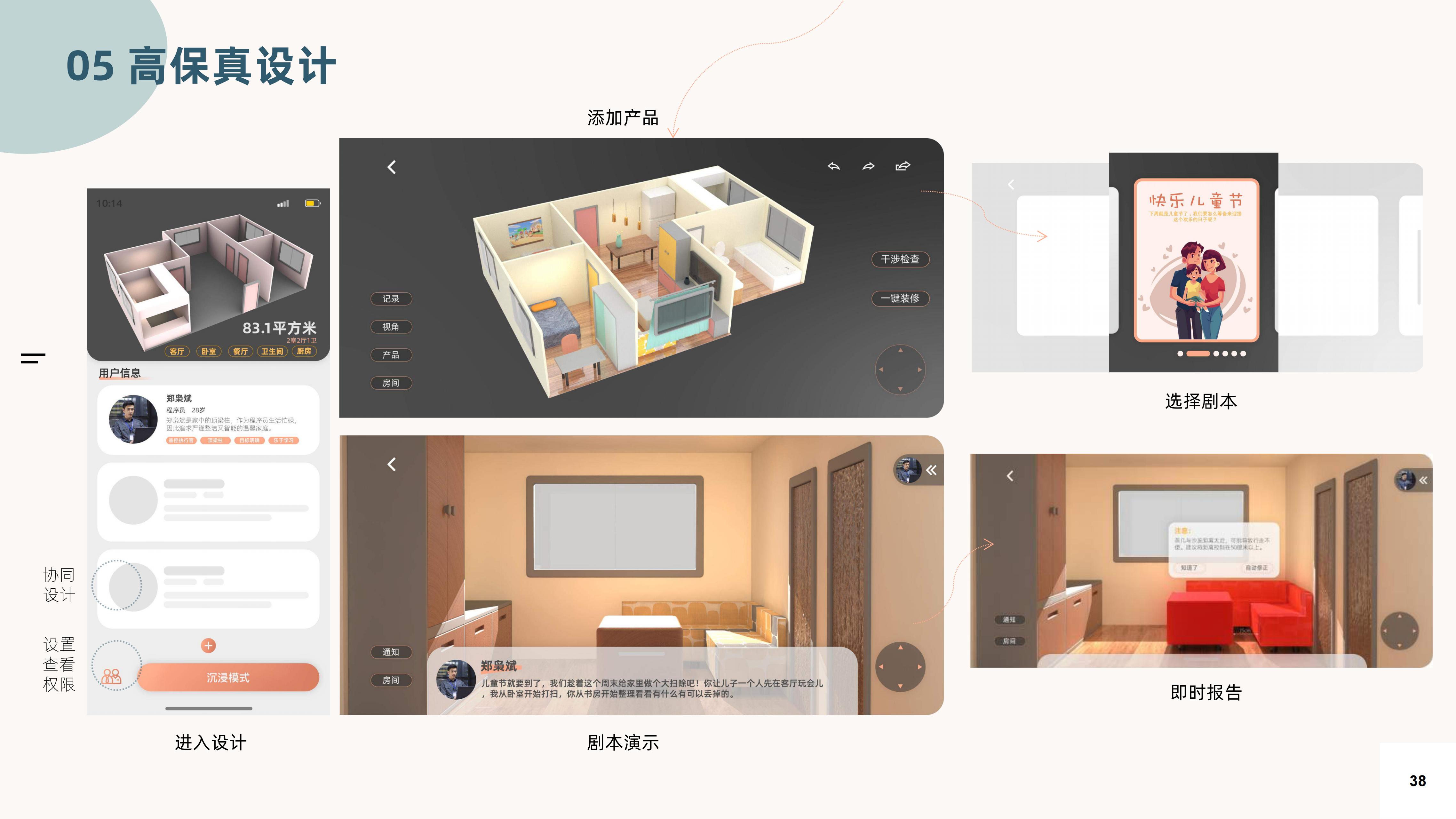 Business analysis，User experience map，Home shopping guide service design，Interactive architecture，low truth，high fidelity，Gamification，