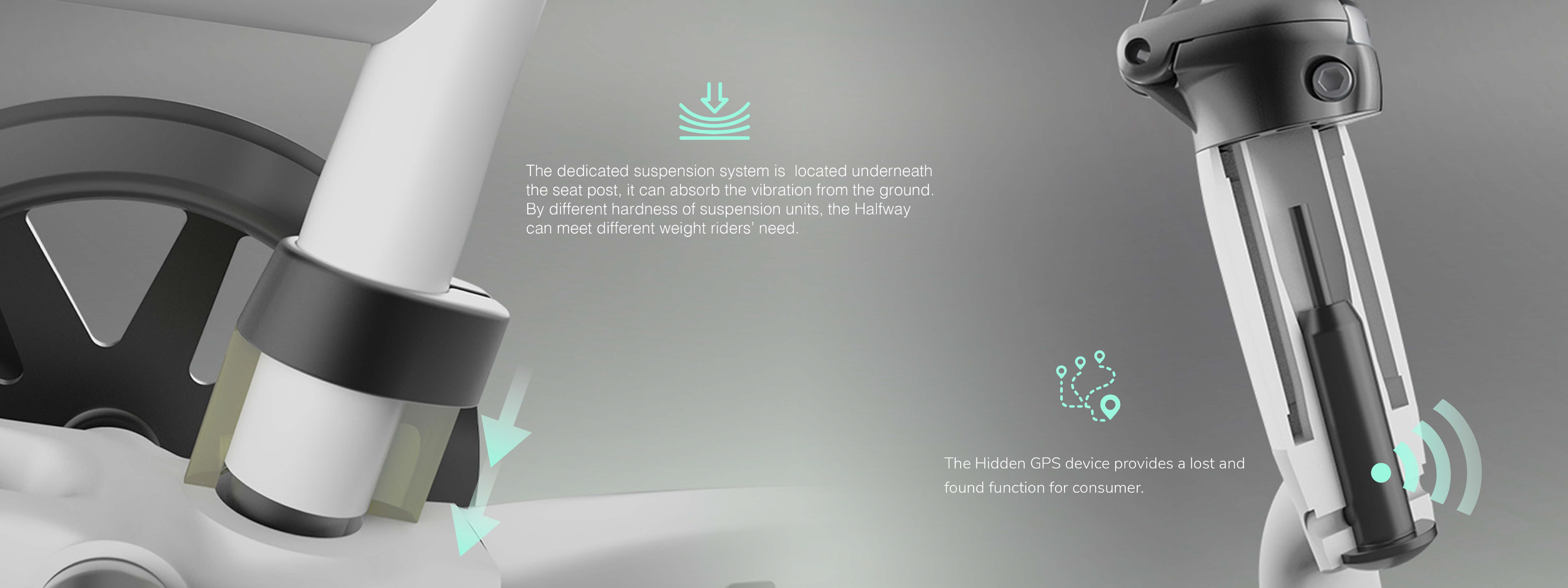 if，red dot，Bicycle design，Folding bicycle，