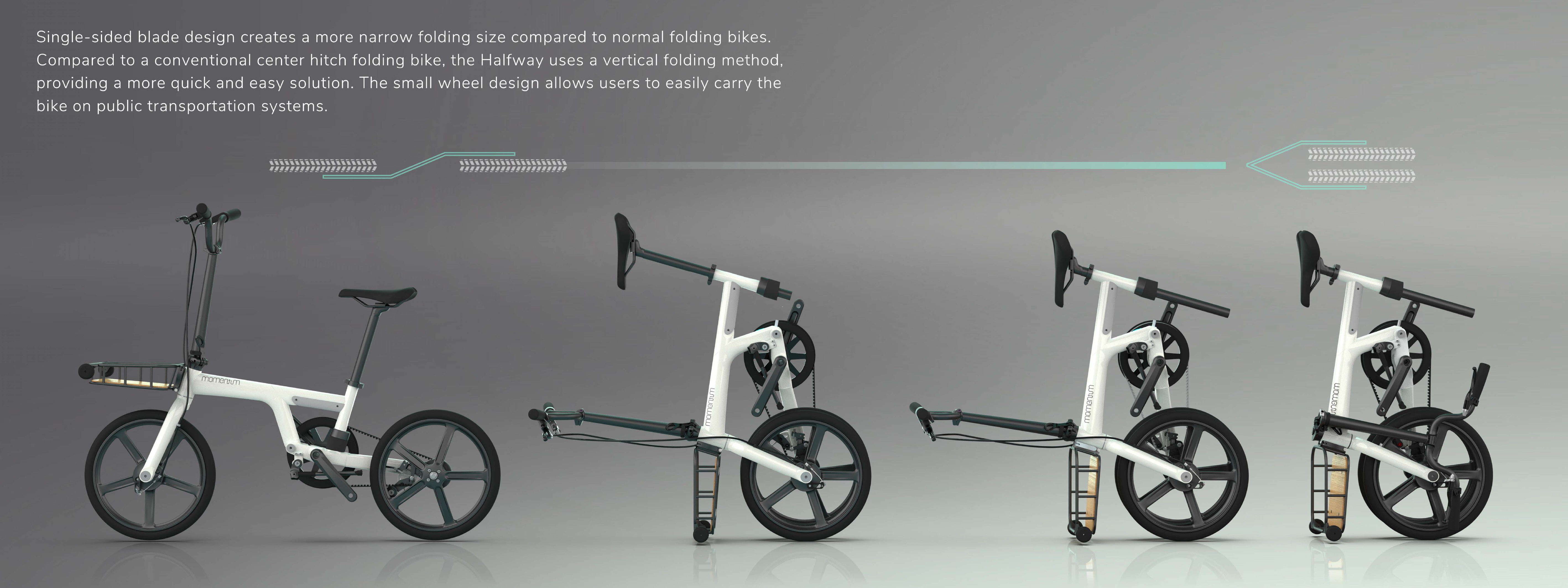 if，red dot，Bicycle design，Folding bicycle，