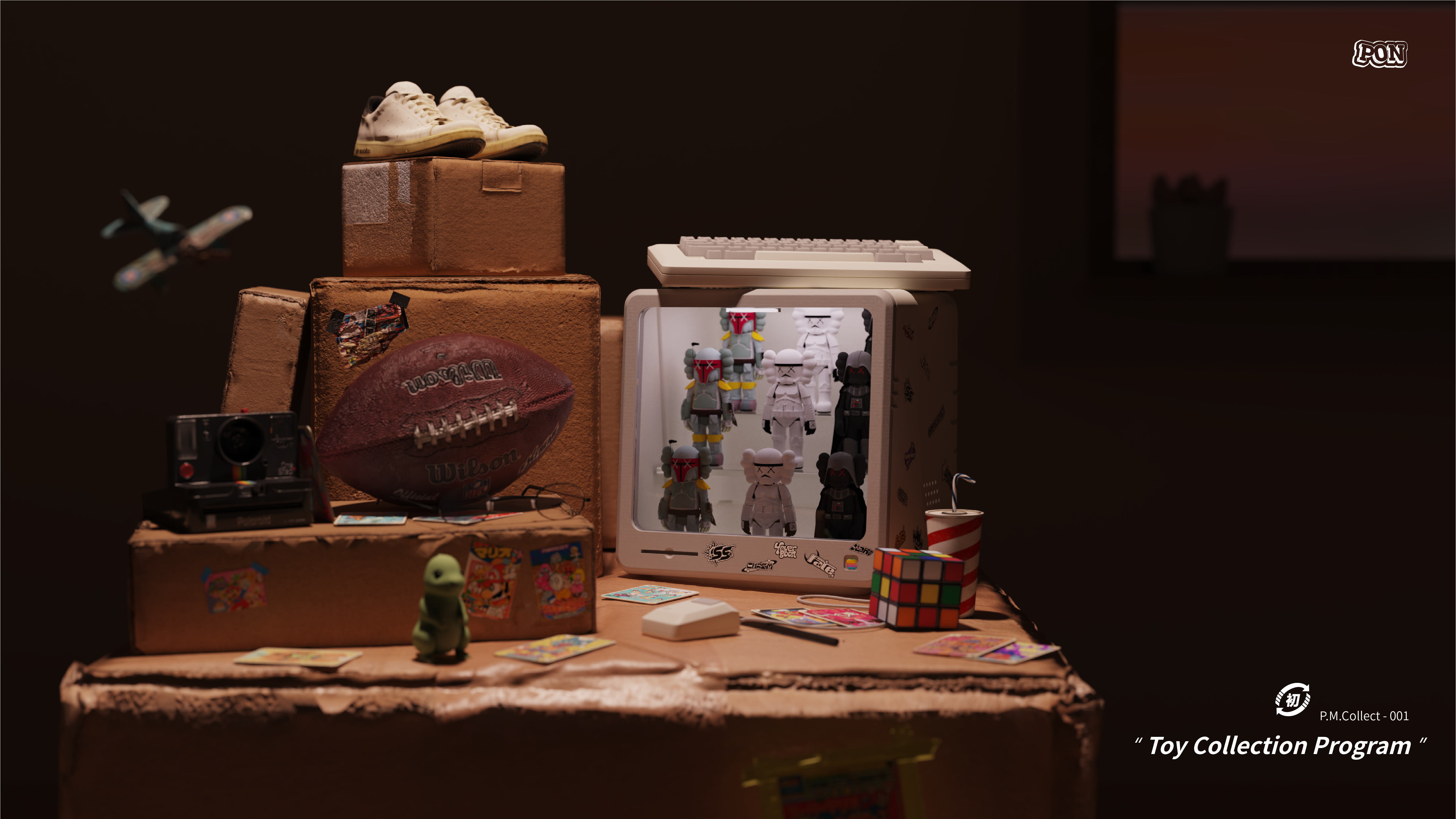 Blind box，Garage Kit，Blind box storage，Toys，storage box，