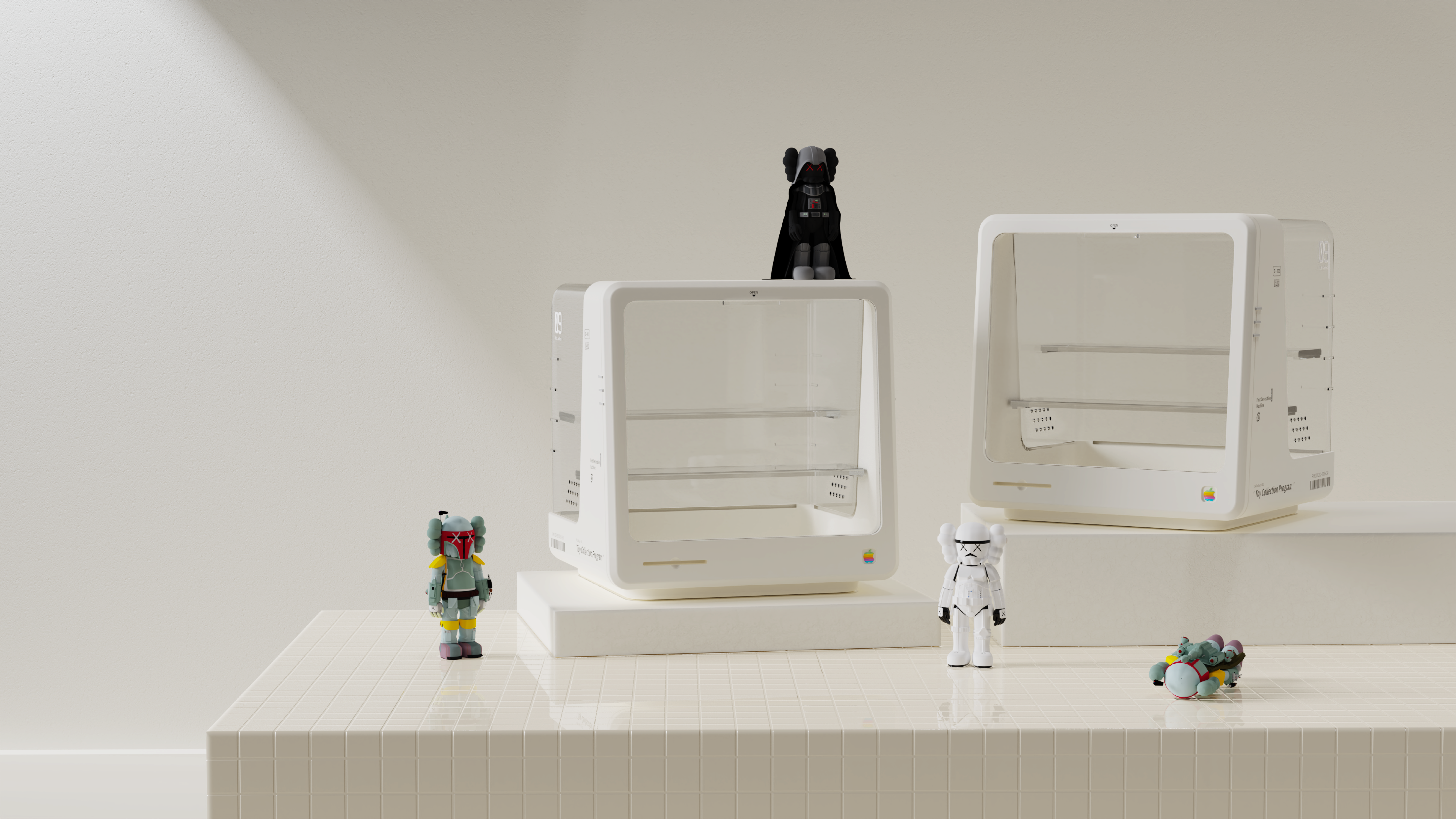 Blind box，Garage Kit，Blind box storage，Toys，storage box，