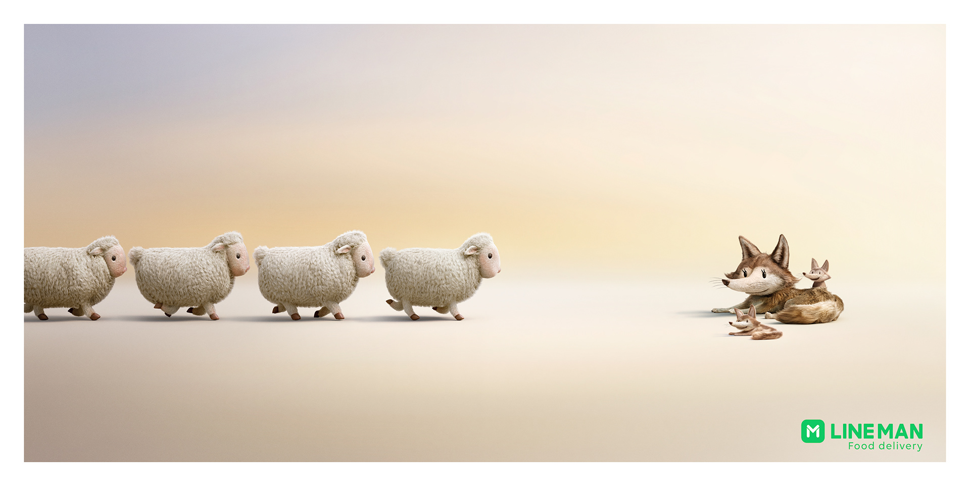 Lineman，Clio award，app，take-out food，