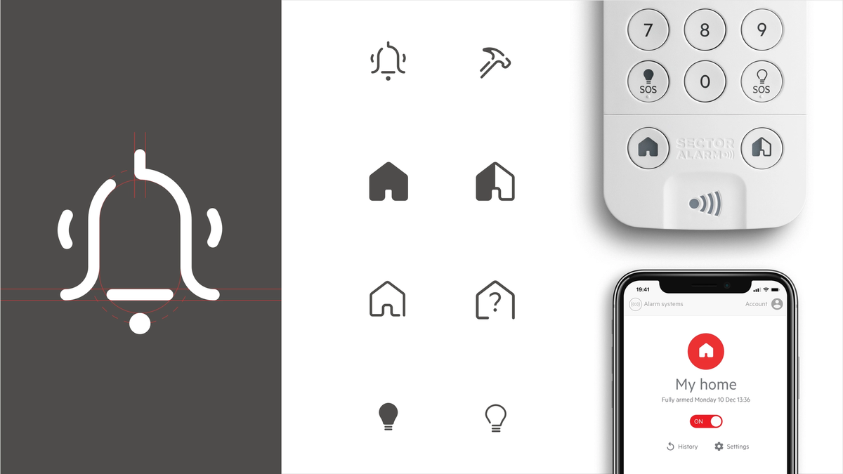 2022 Red Dot Product Design Award，Sector Alarm Home，Alarm products，