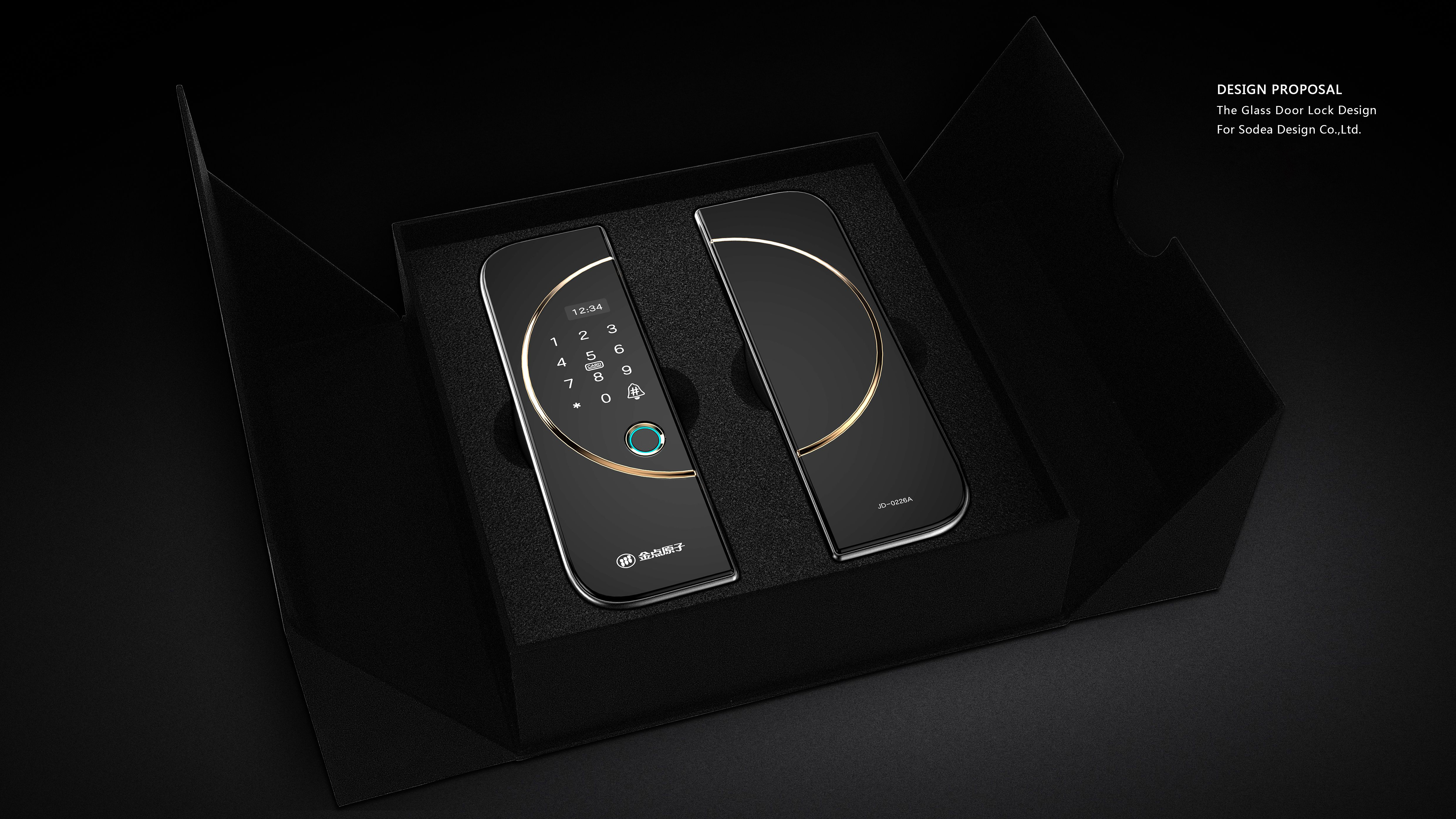 Engineering lock, glass door lock，